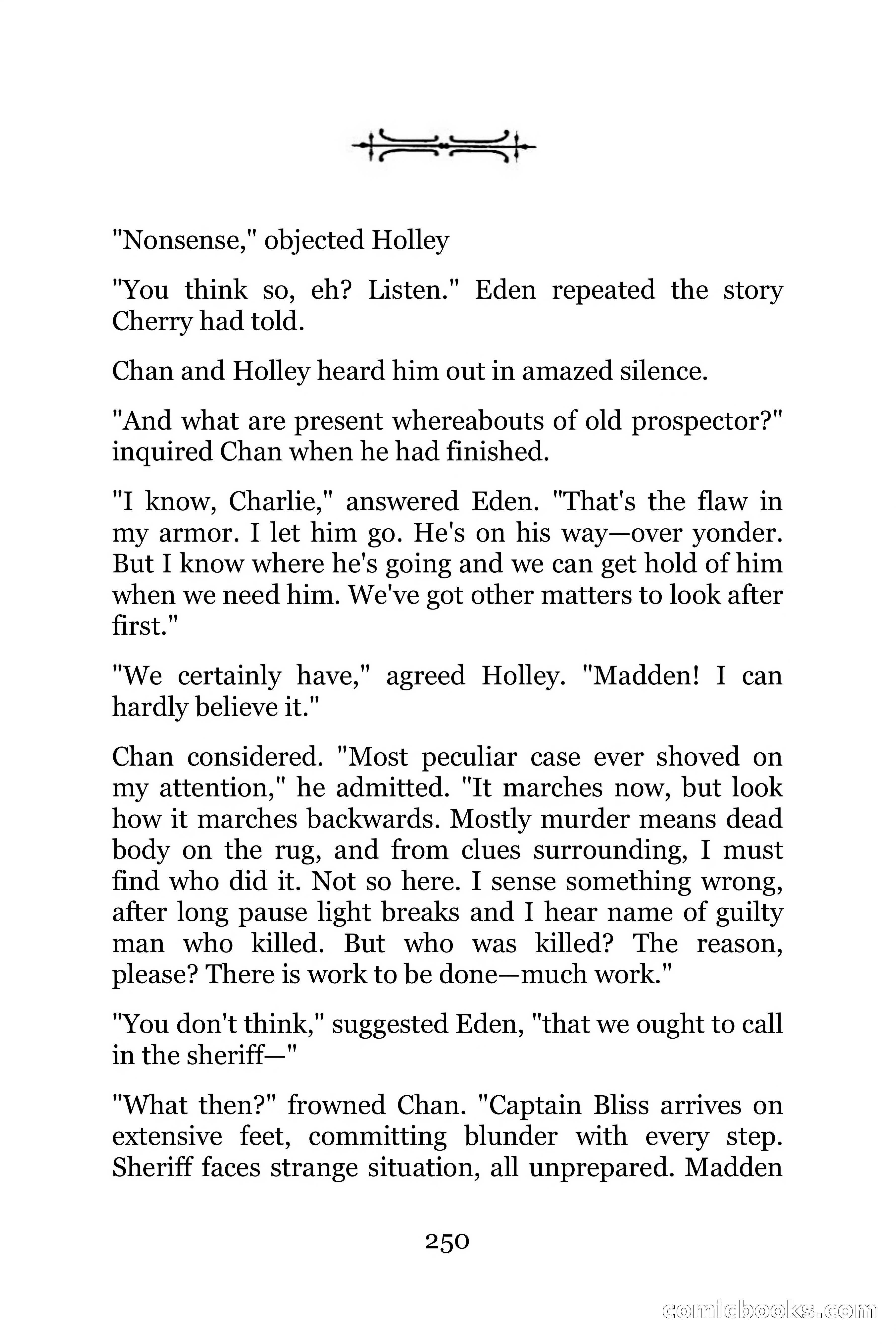 The Chinese Parrot (Charlie Chan Detective Series) — page 250 of 392
