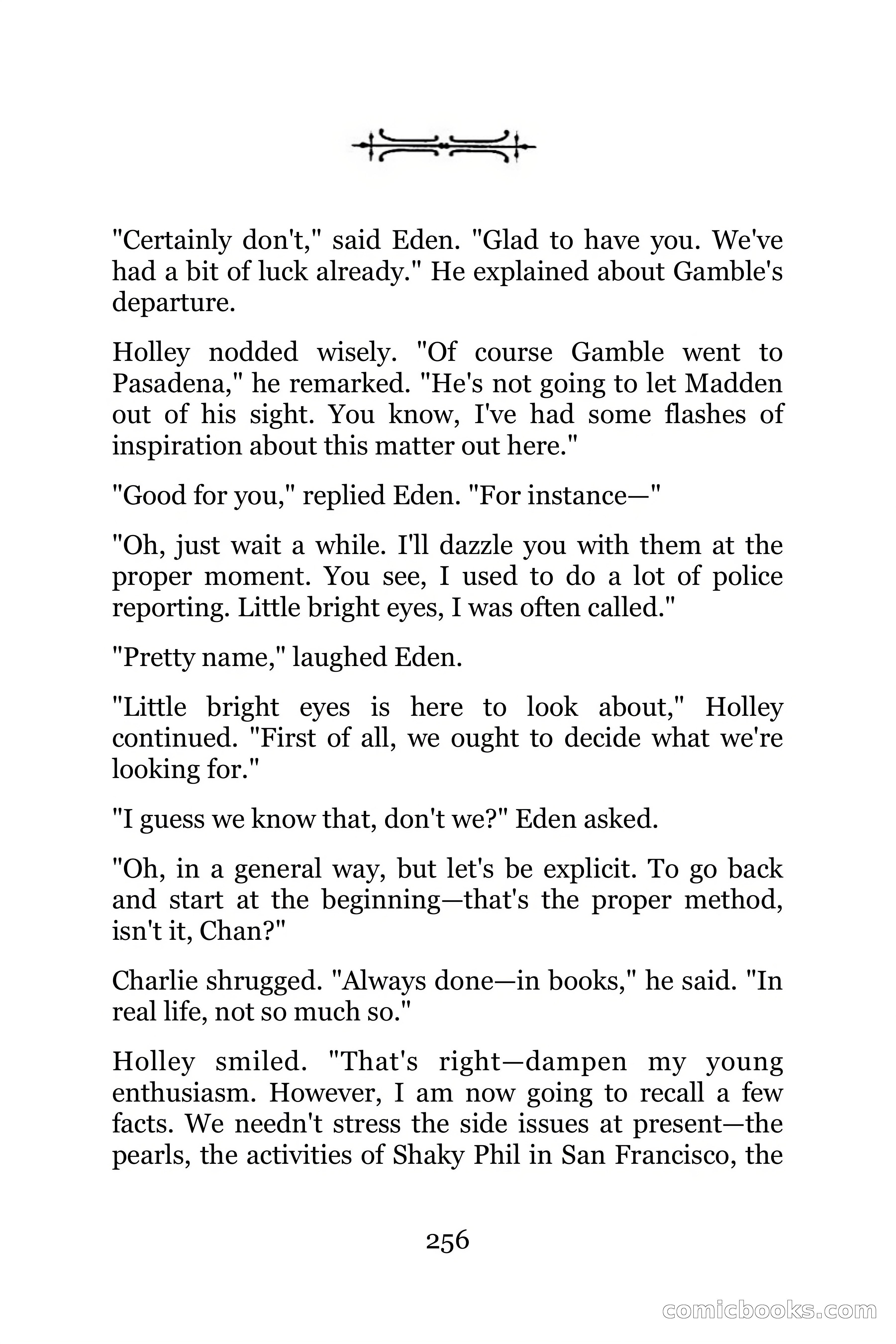 The Chinese Parrot (Charlie Chan Detective Series) — page 256 of 392