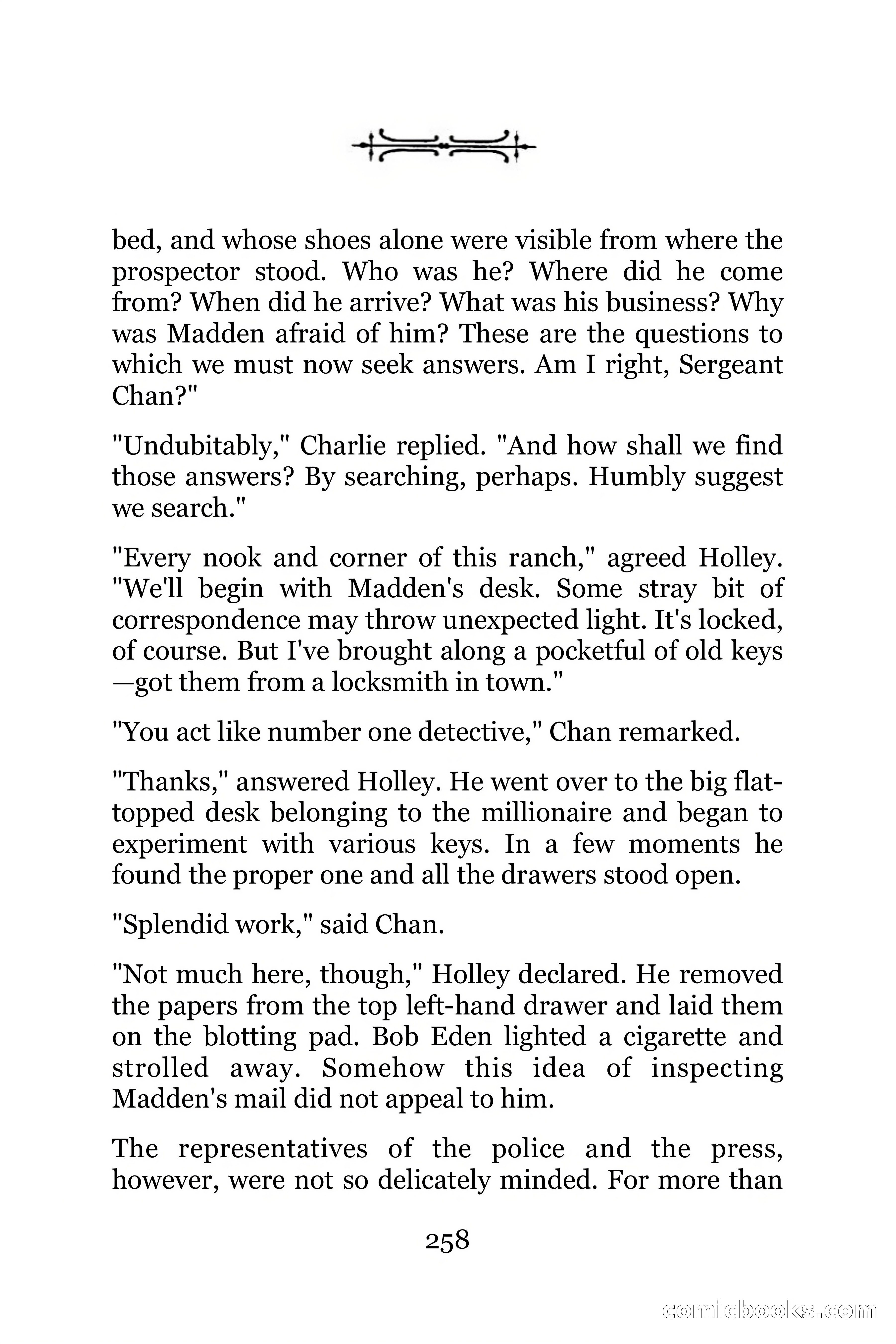 The Chinese Parrot (Charlie Chan Detective Series) — page 258 of 392