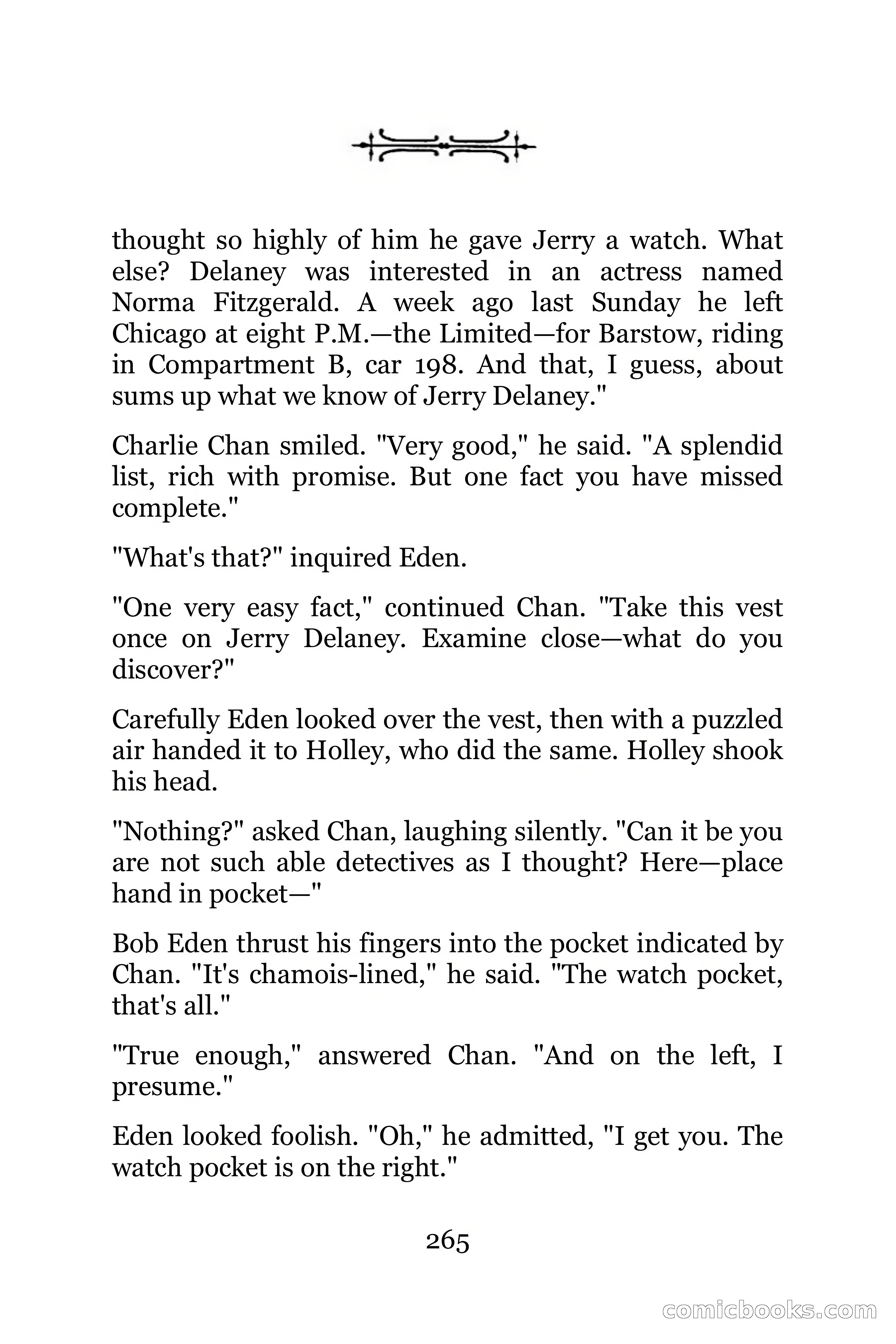 The Chinese Parrot (Charlie Chan Detective Series) — page 265 of 392