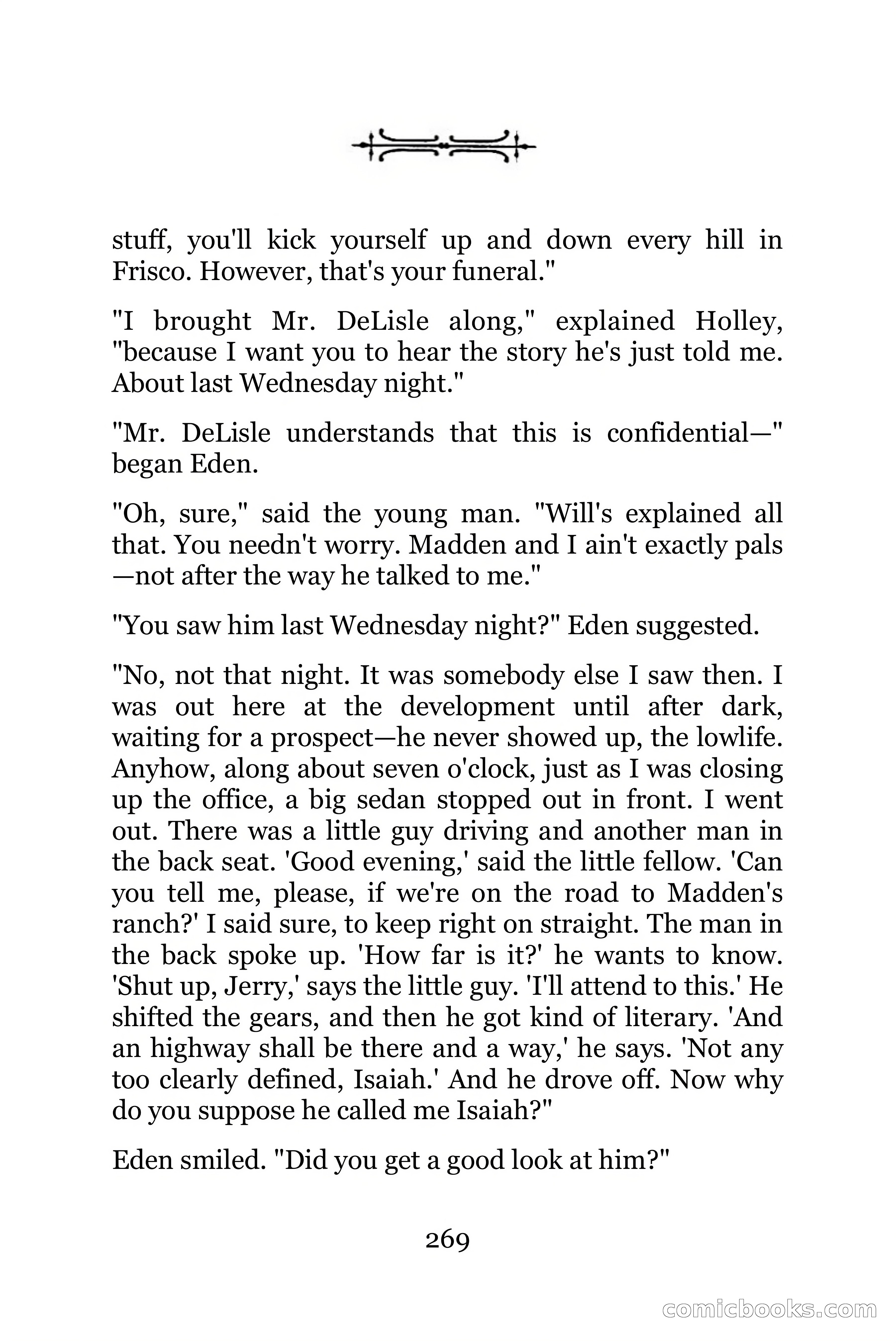 The Chinese Parrot (Charlie Chan Detective Series) — page 269 of 392
