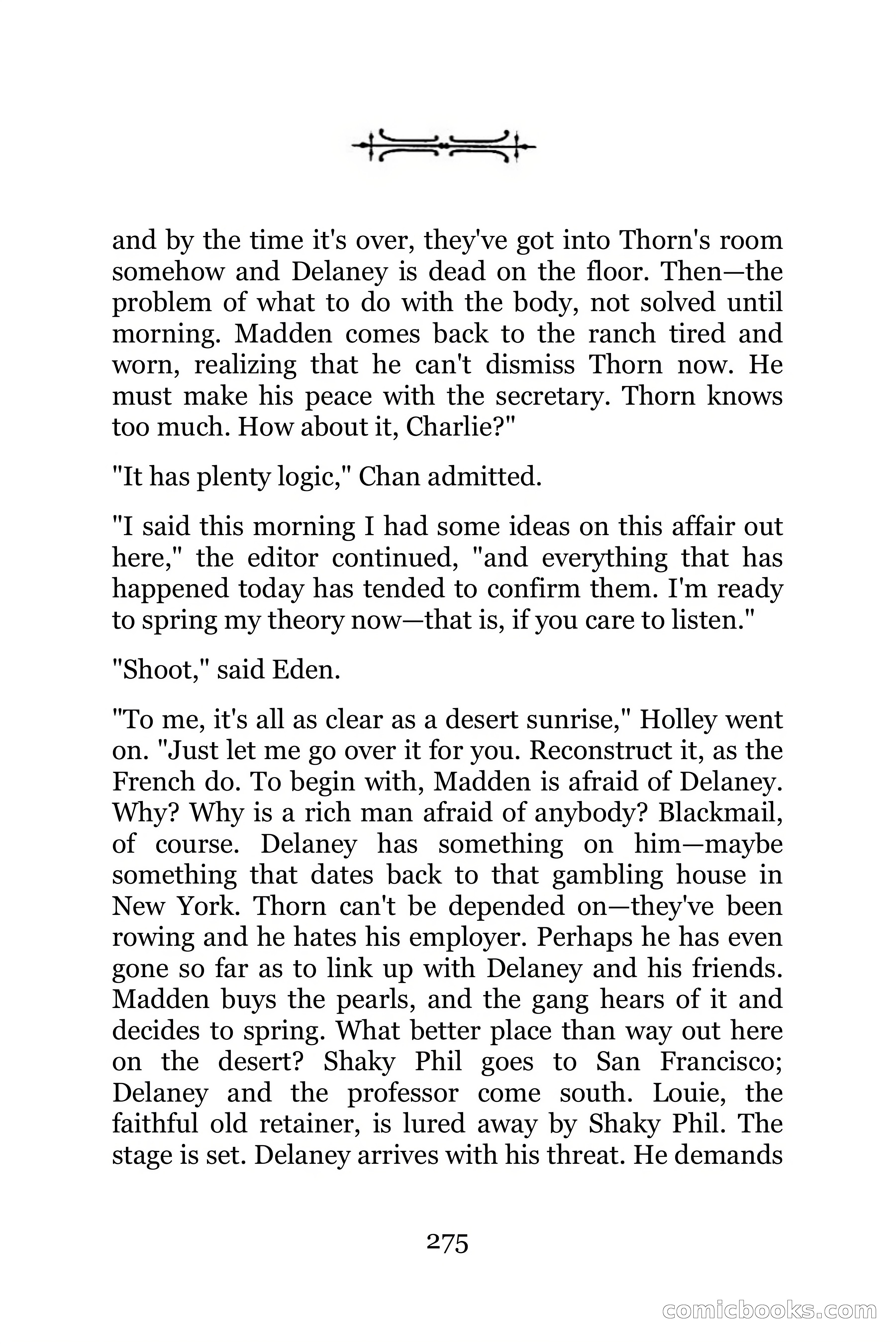 The Chinese Parrot (Charlie Chan Detective Series) — page 275 of 392