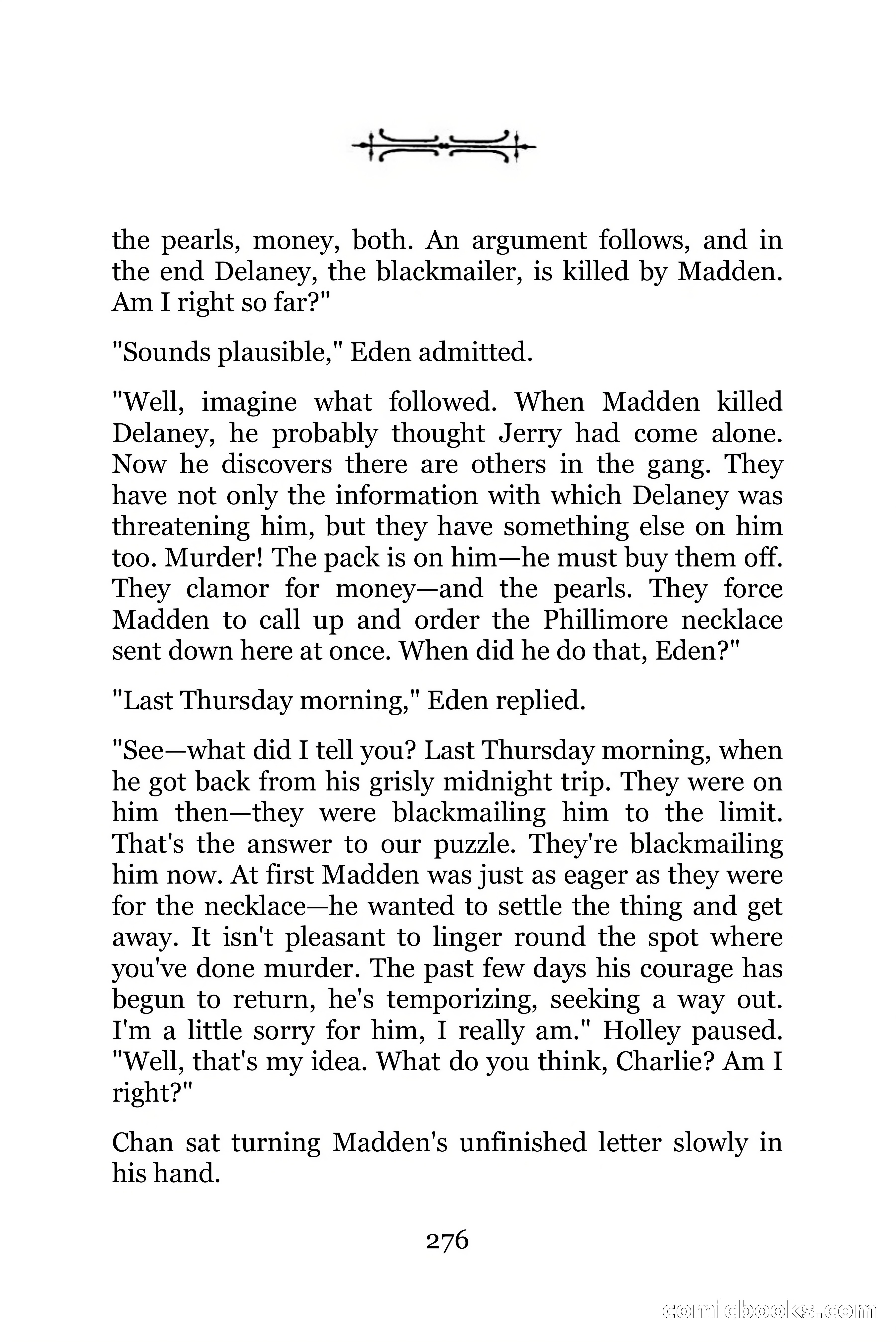 The Chinese Parrot (Charlie Chan Detective Series) — page 276 of 392