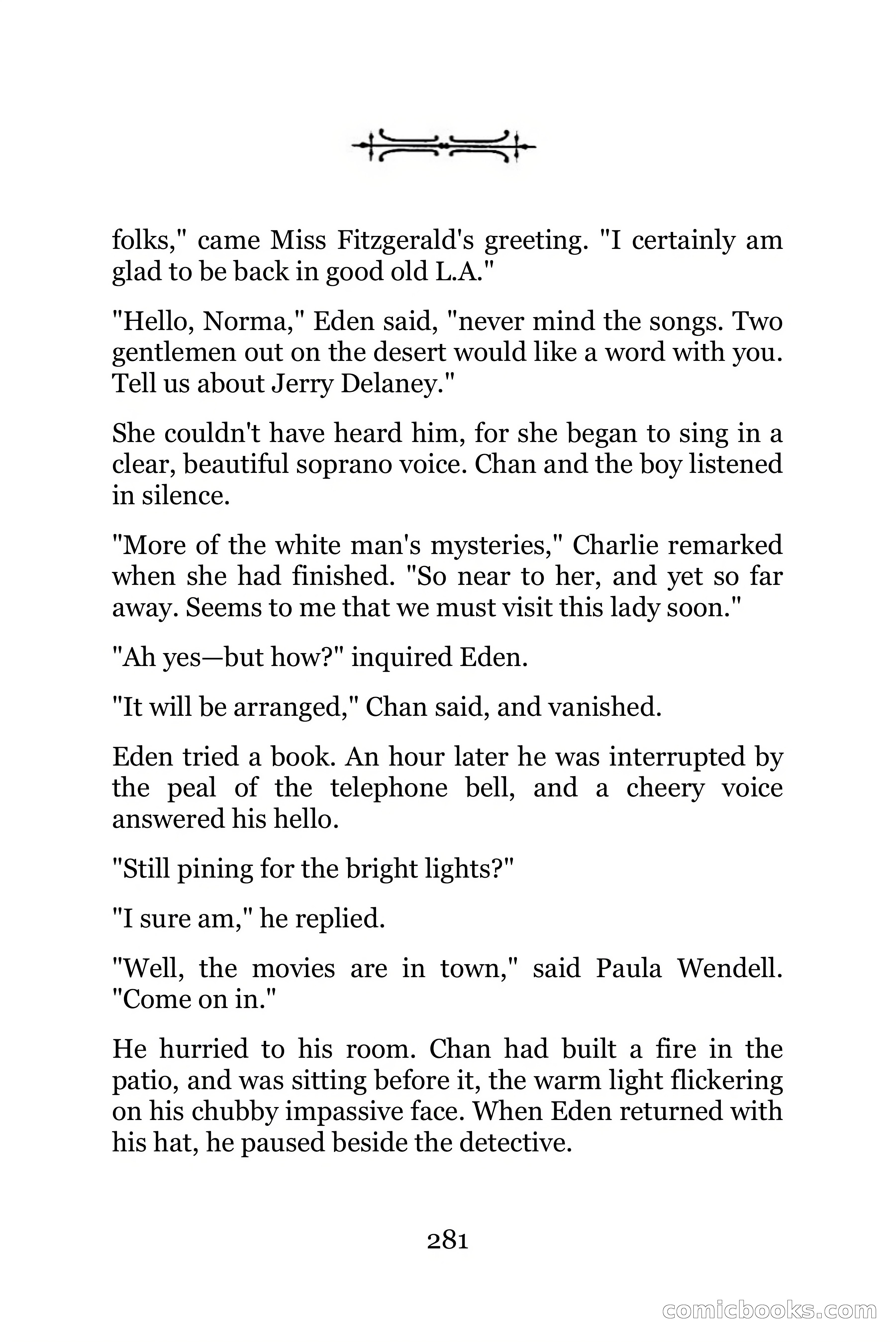 The Chinese Parrot (Charlie Chan Detective Series) — page 281 of 392