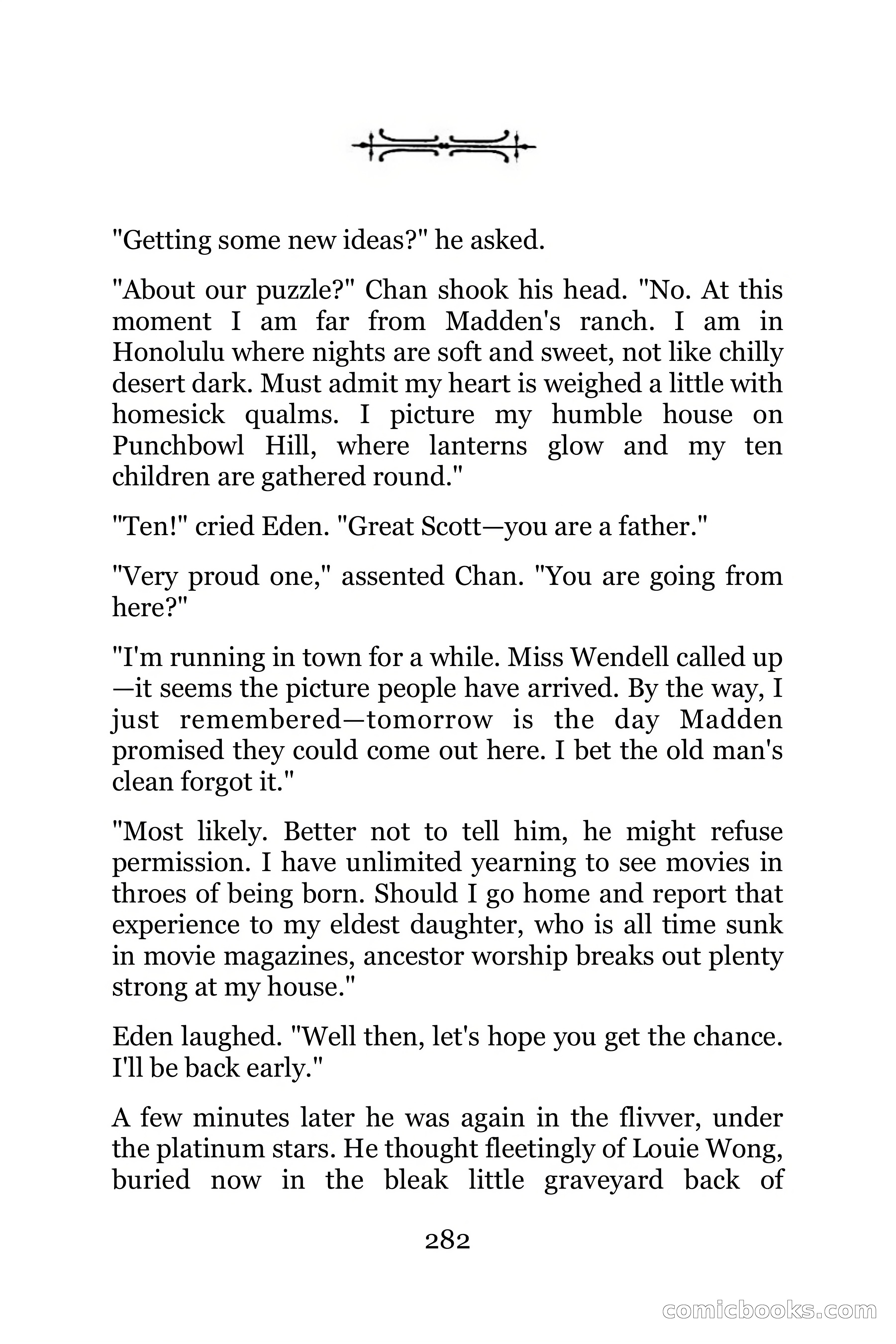 The Chinese Parrot (Charlie Chan Detective Series) — page 282 of 392