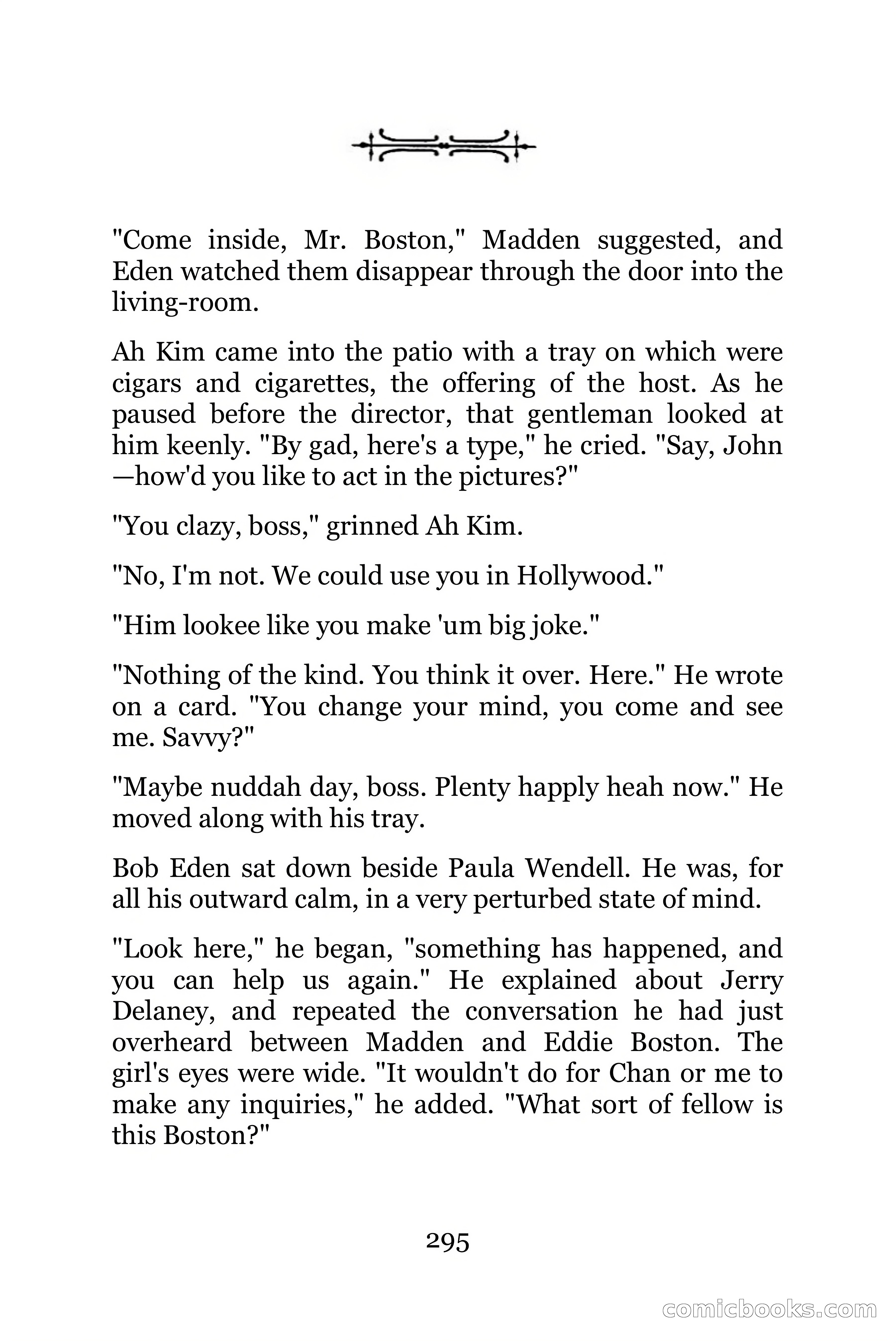 The Chinese Parrot (Charlie Chan Detective Series) — page 295 of 392