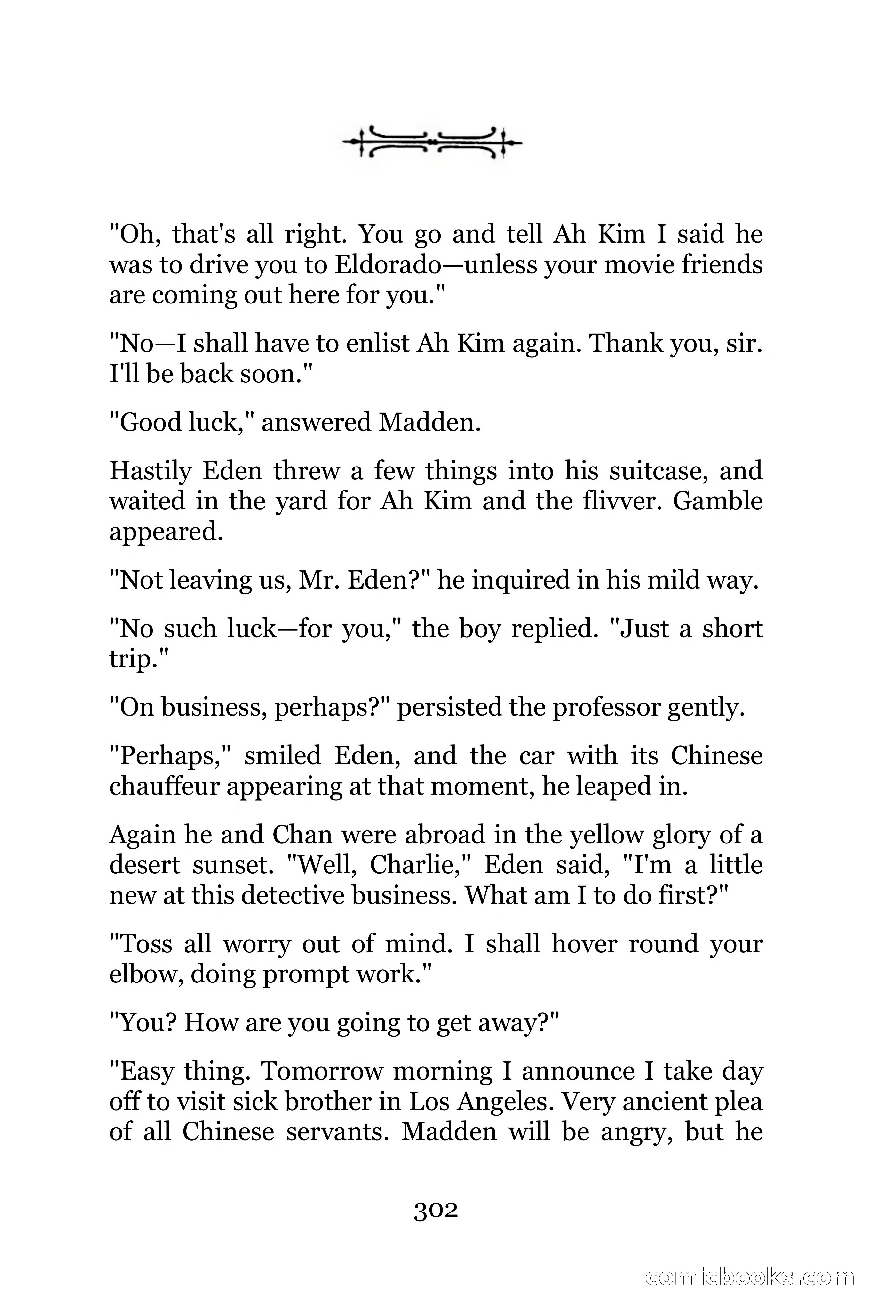 The Chinese Parrot (Charlie Chan Detective Series) — page 302 of 392