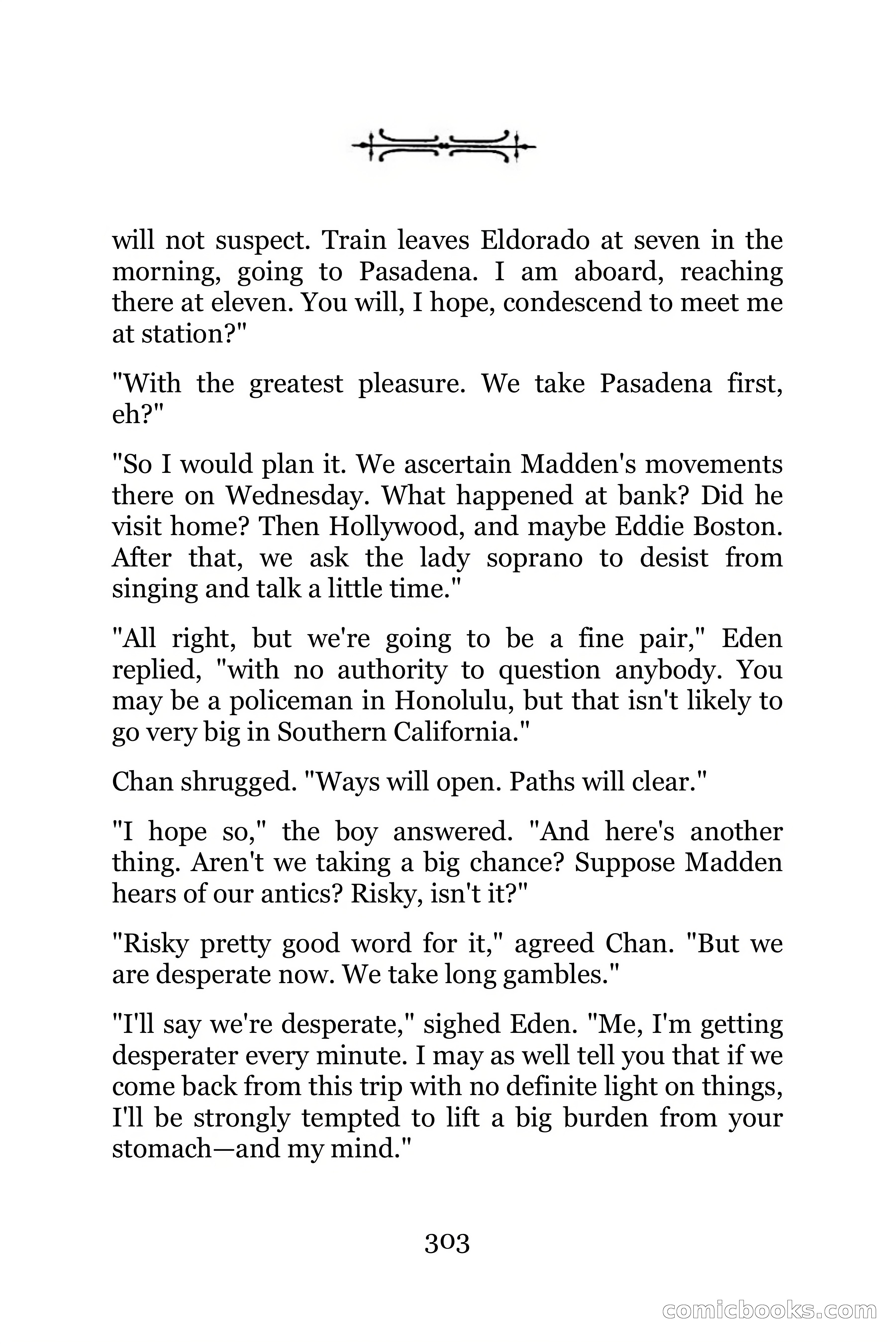 The Chinese Parrot (Charlie Chan Detective Series) — page 303 of 392