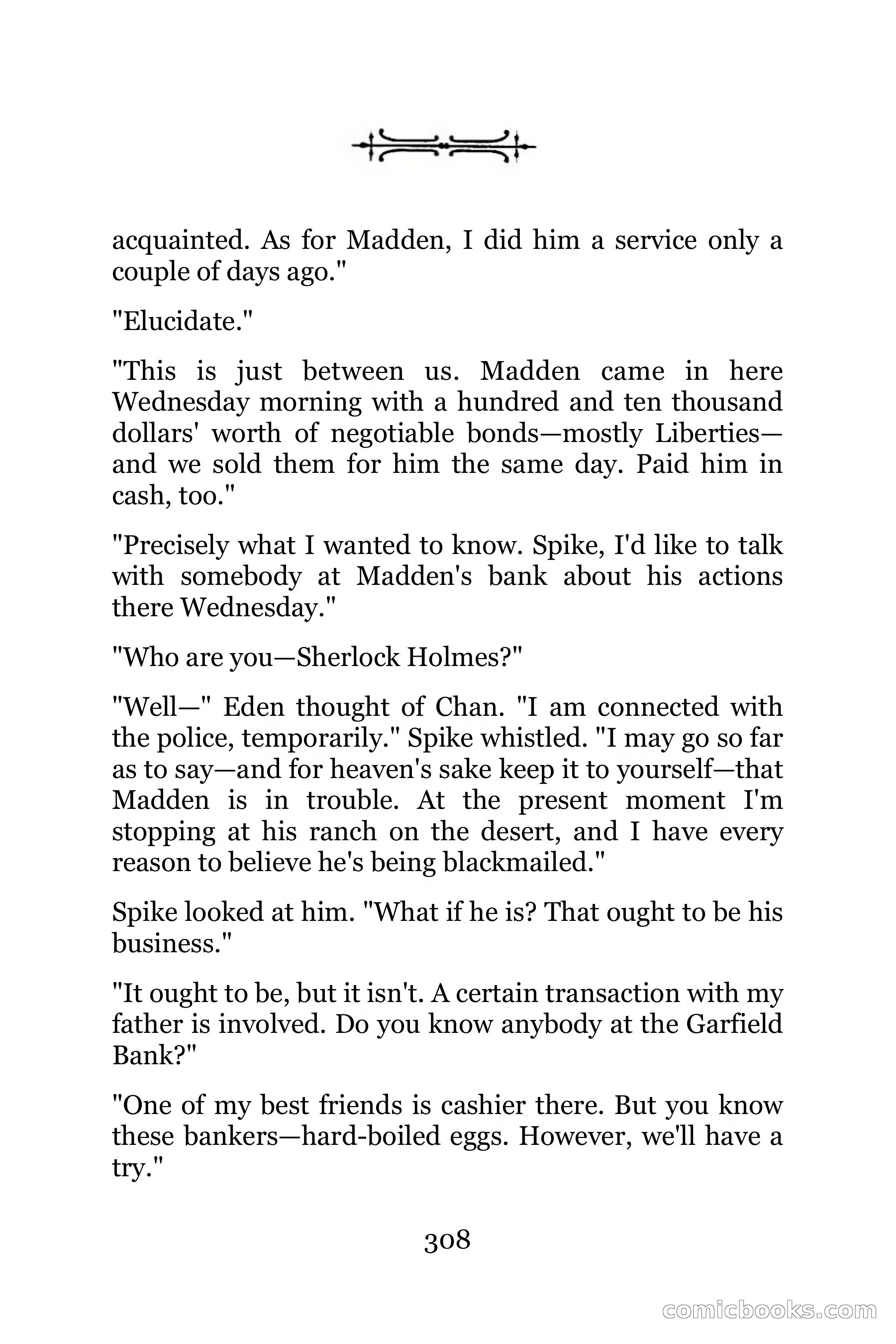 The Chinese Parrot (Charlie Chan Detective Series) — page 308 of 392