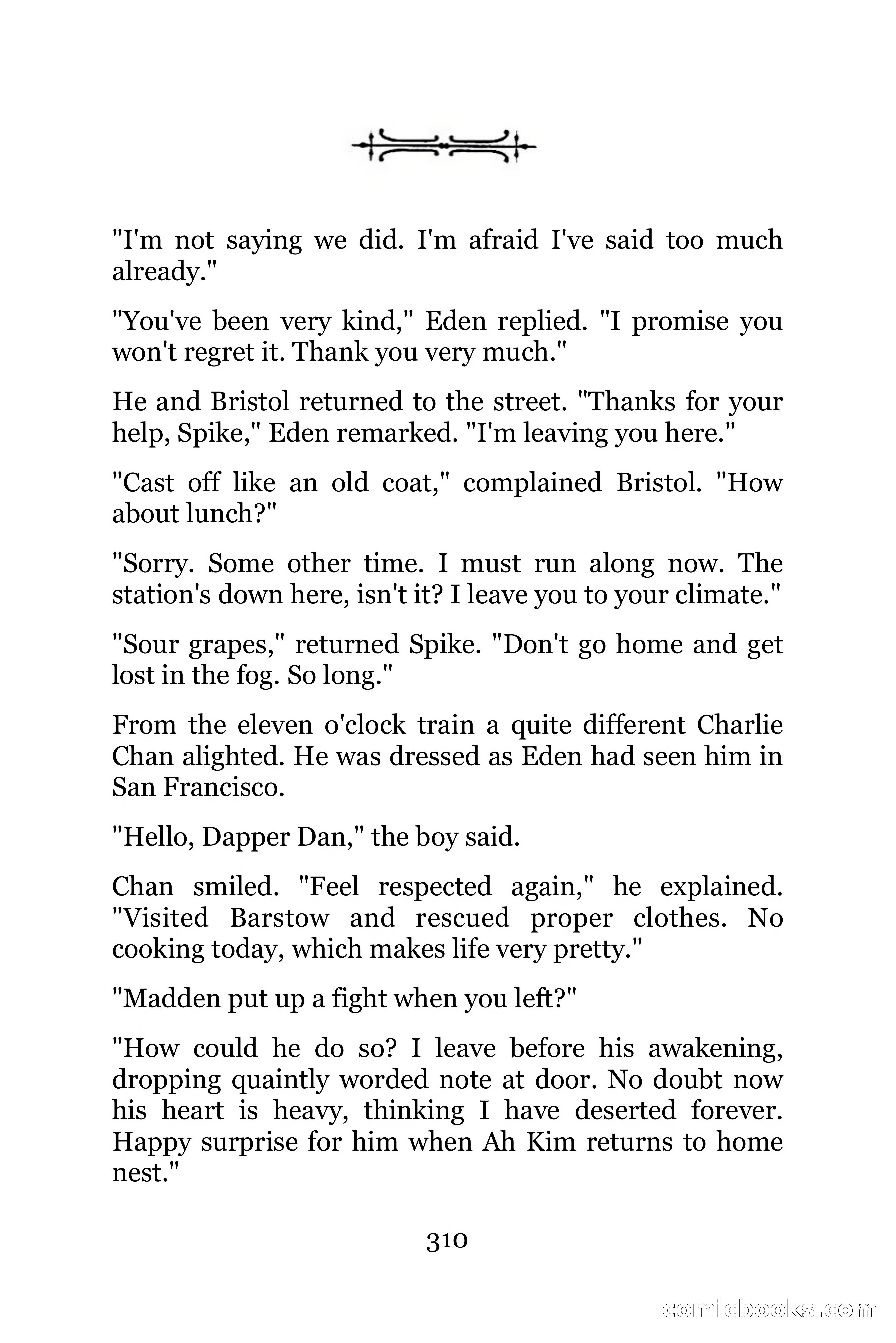 The Chinese Parrot (Charlie Chan Detective Series) — page 310 of 392