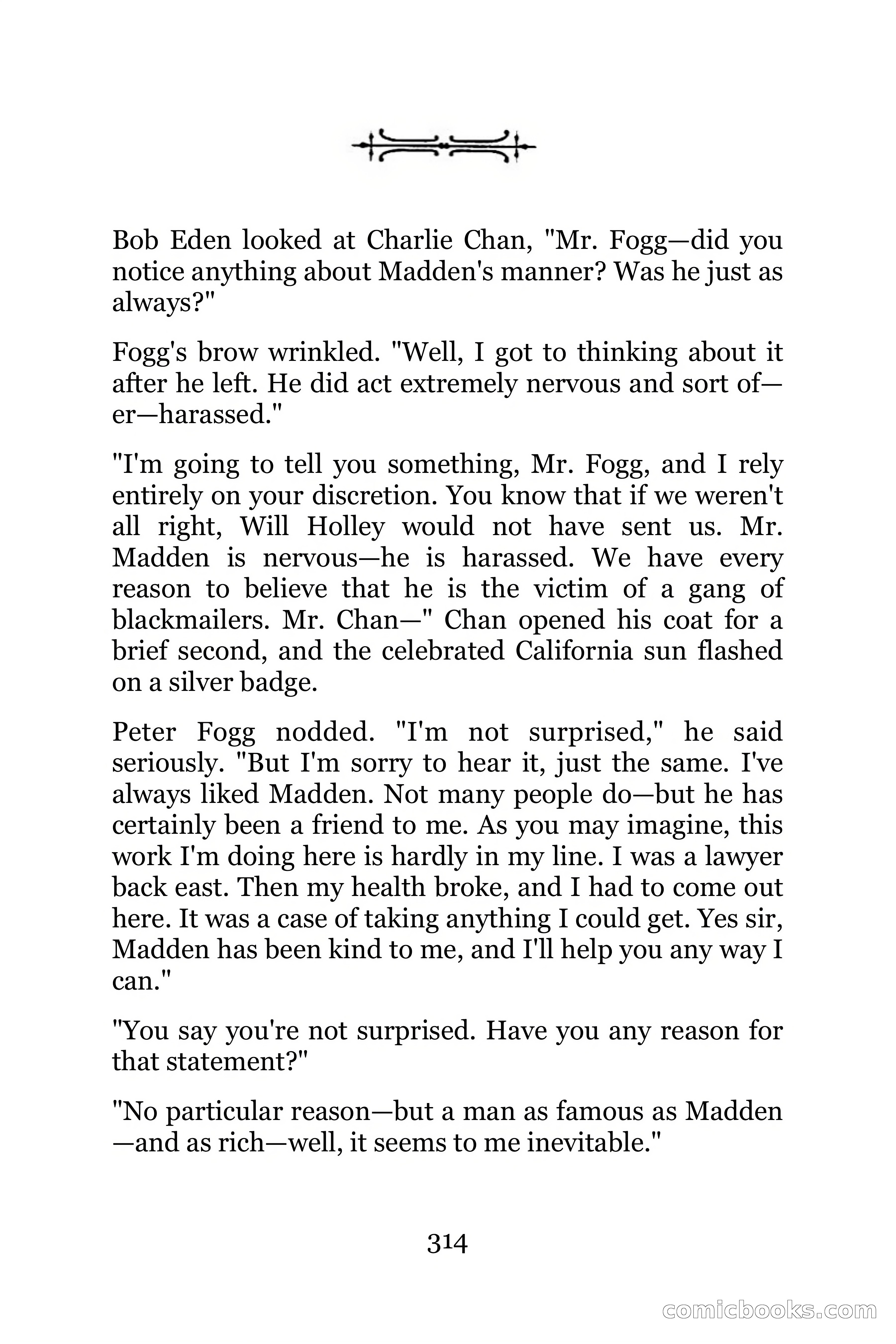 The Chinese Parrot (Charlie Chan Detective Series) — page 314 of 392