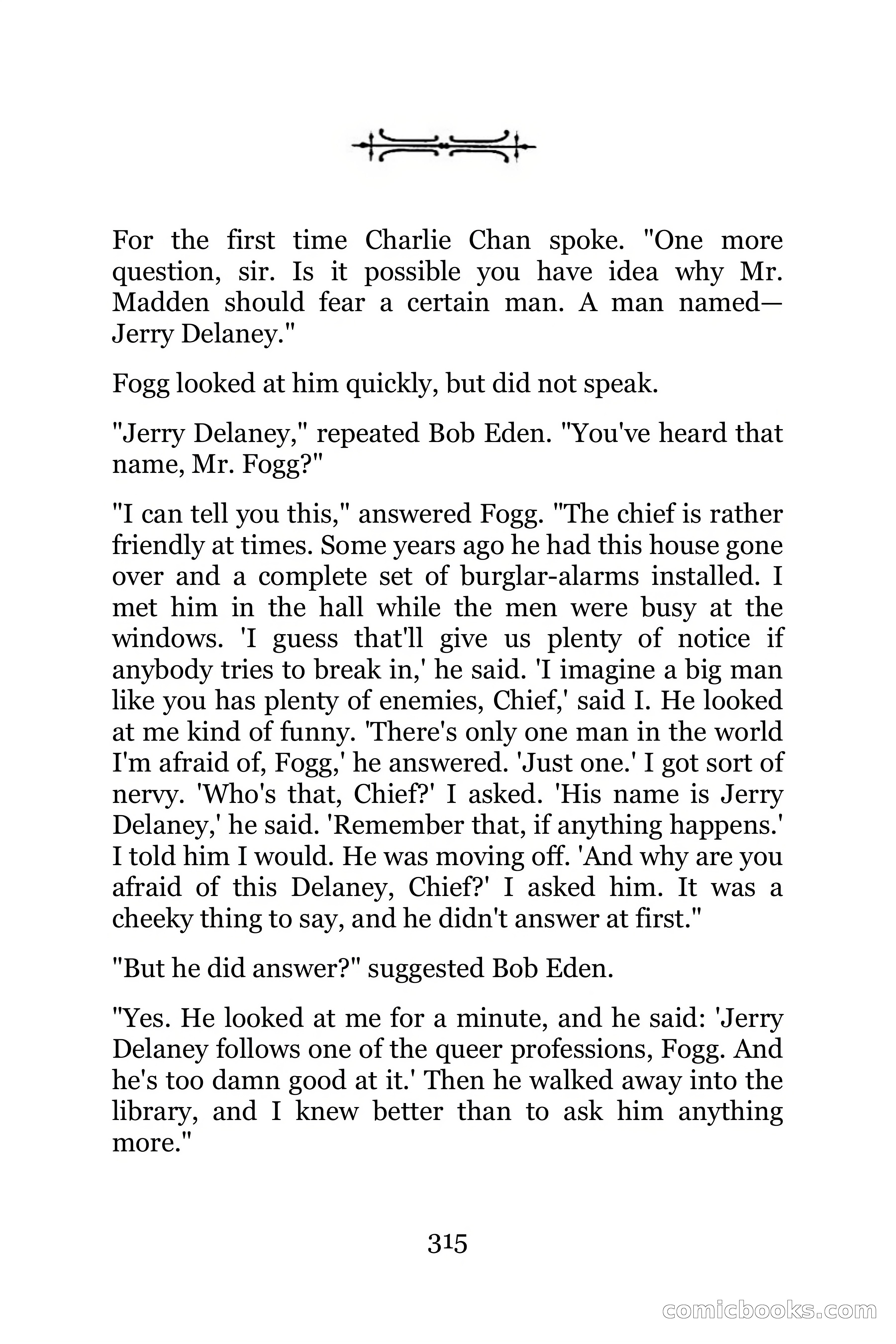 The Chinese Parrot (Charlie Chan Detective Series) — page 315 of 392