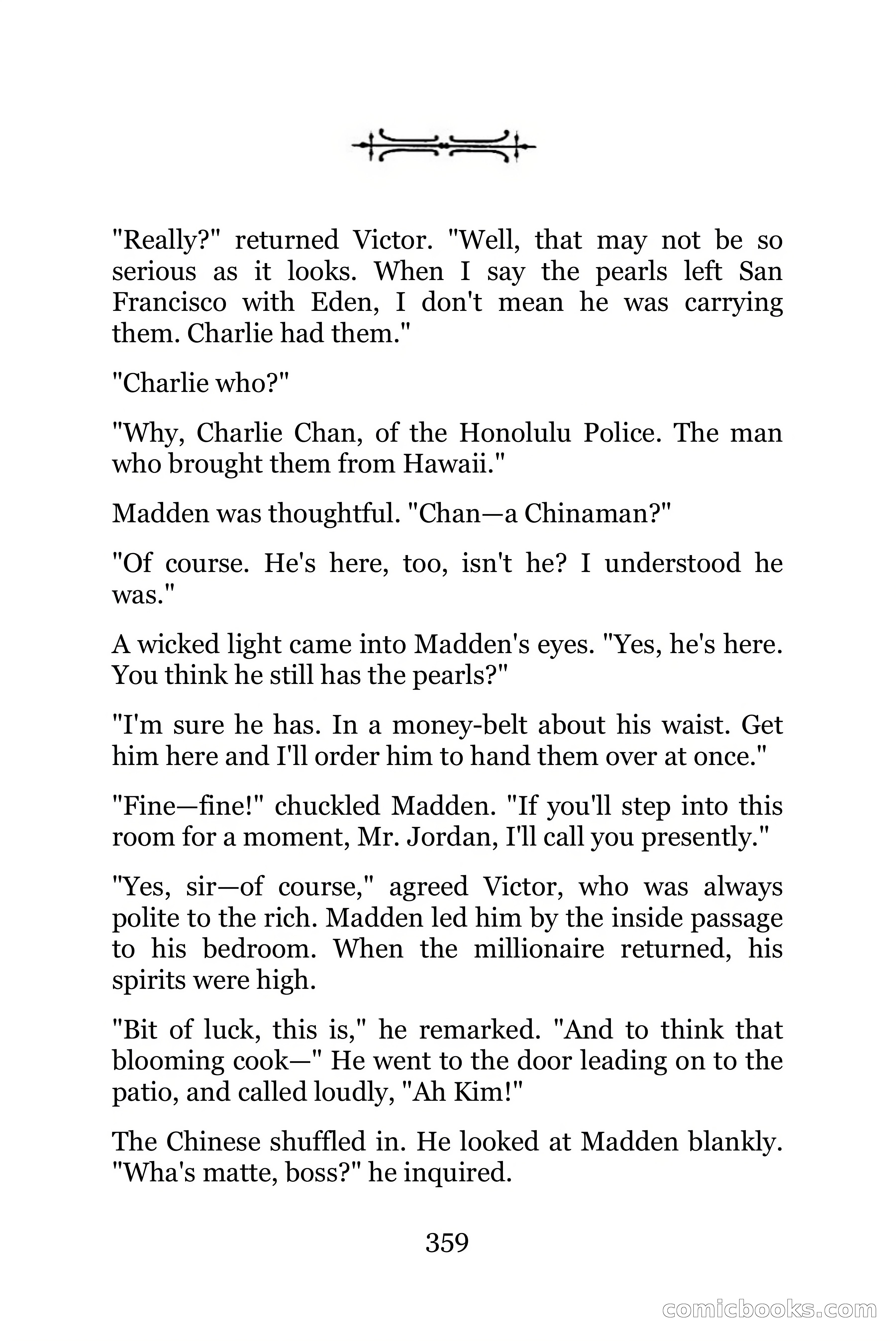 The Chinese Parrot (Charlie Chan Detective Series) — page 359 of 392