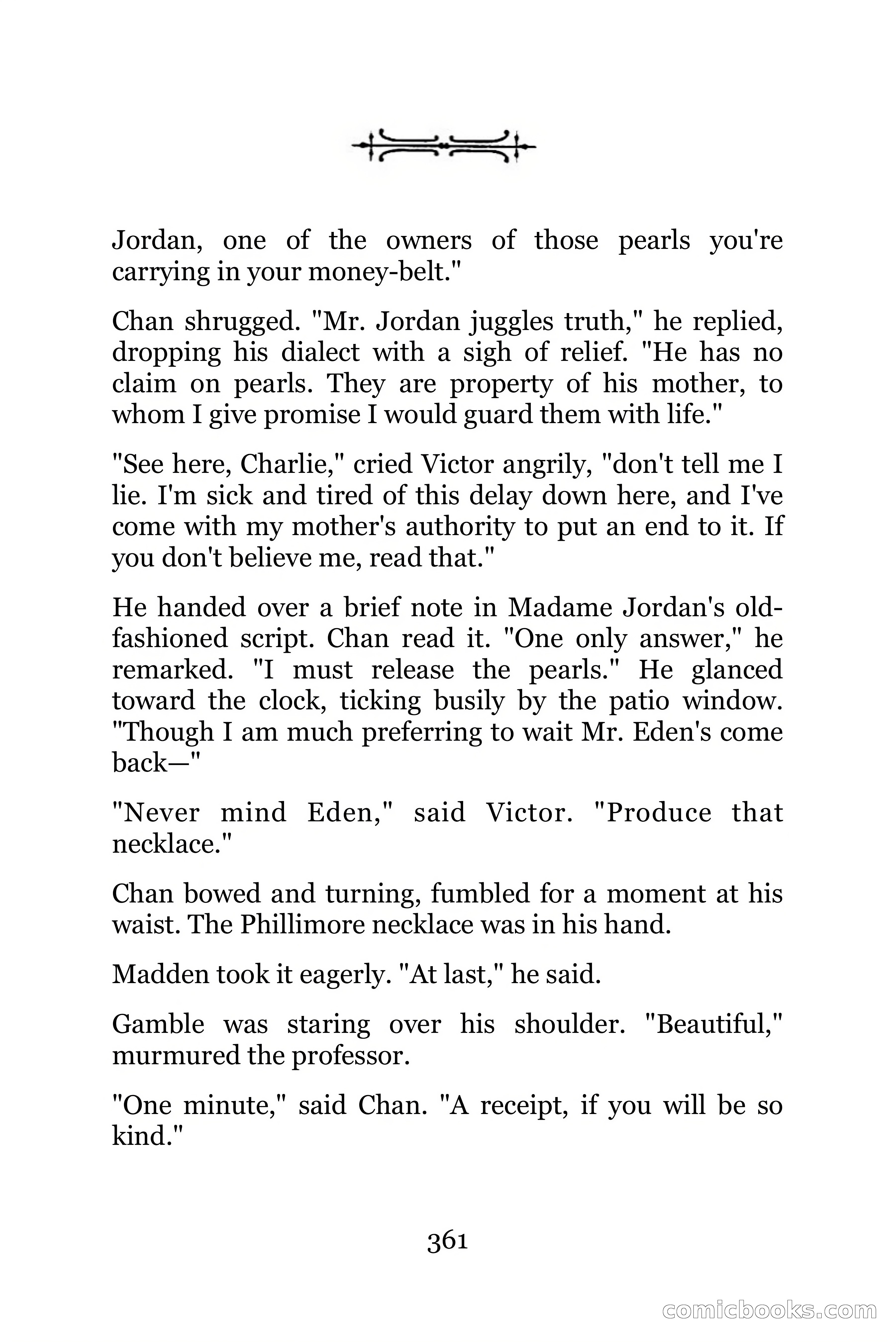 The Chinese Parrot (Charlie Chan Detective Series) — page 361 of 392