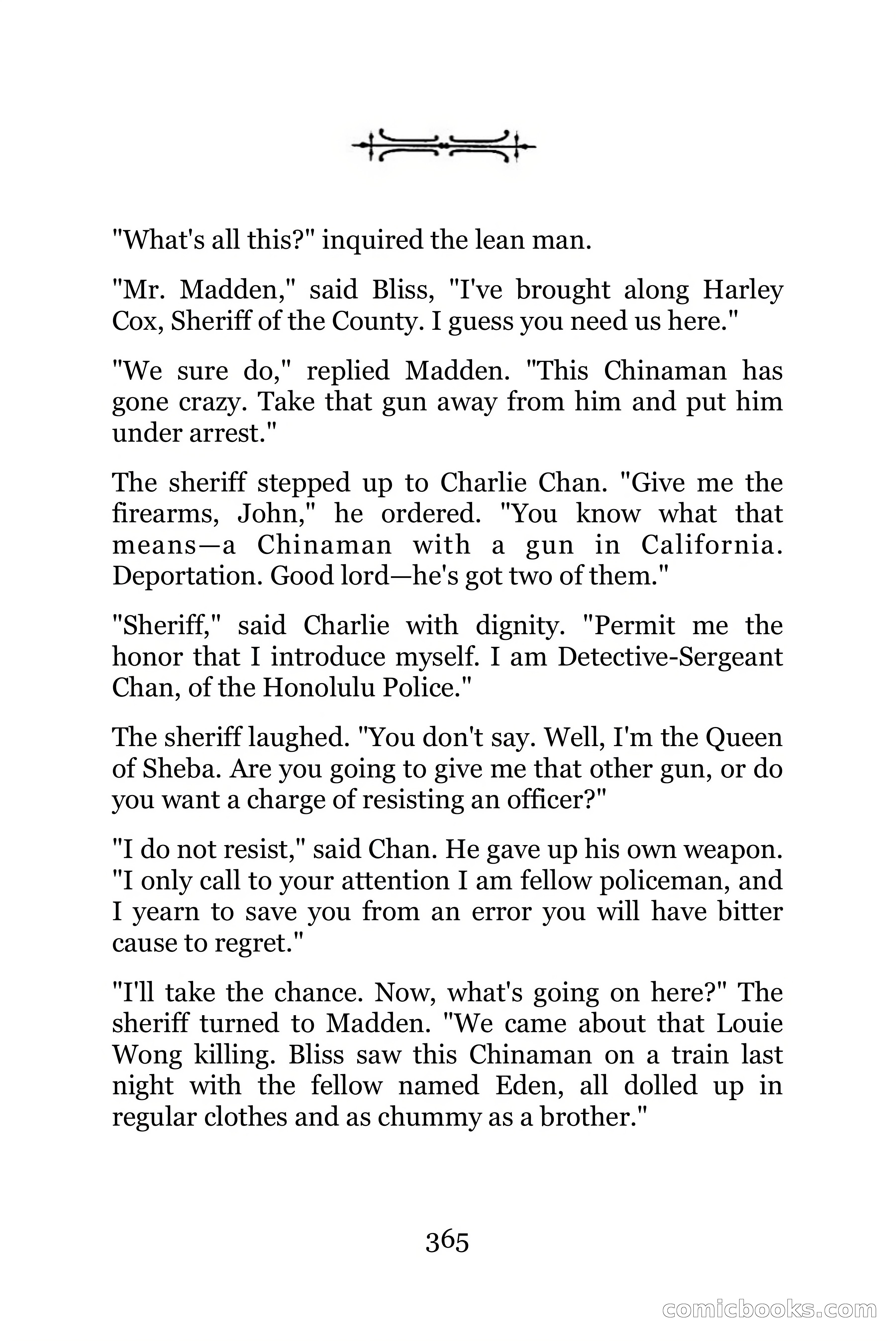 The Chinese Parrot (Charlie Chan Detective Series) — page 365 of 392