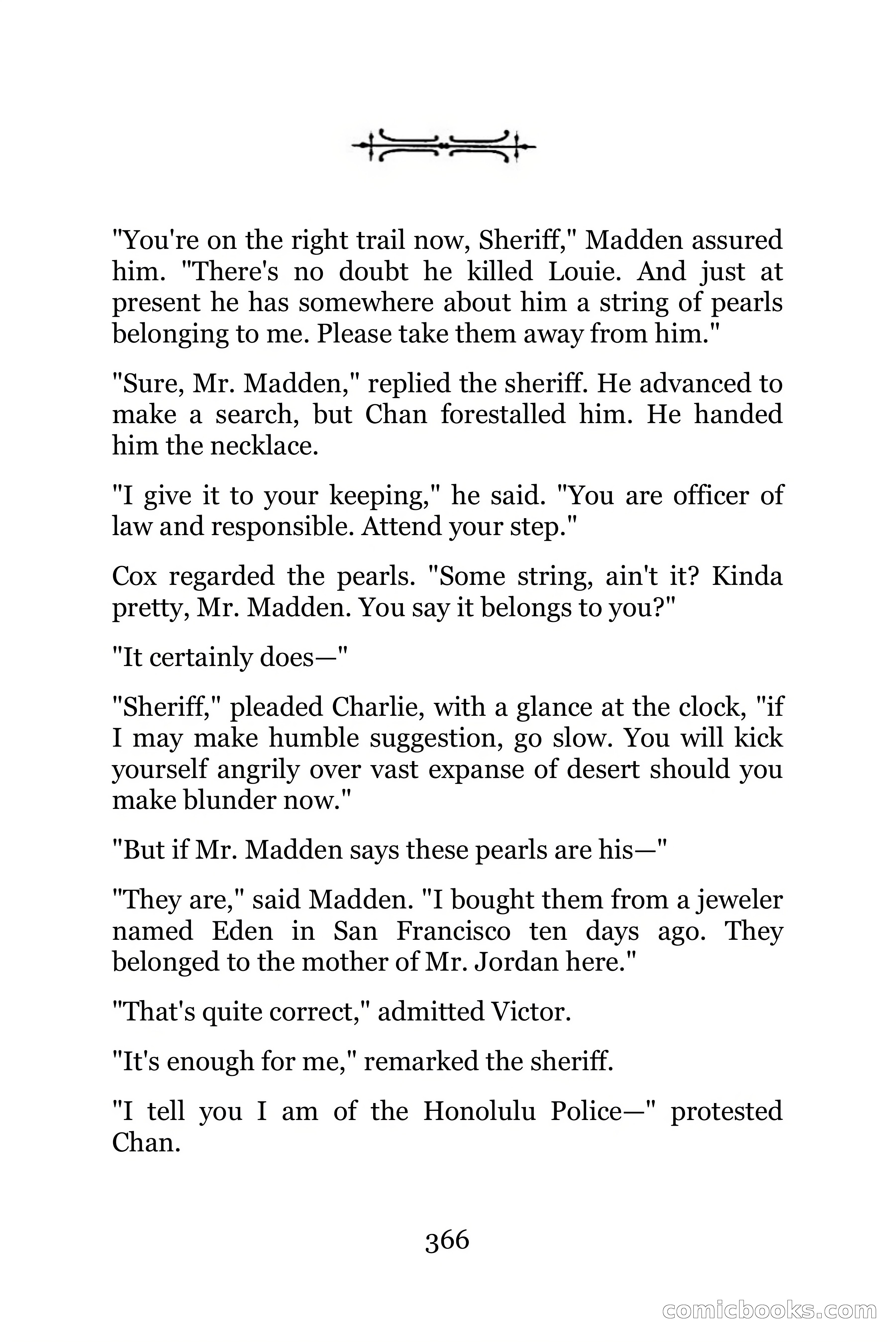 The Chinese Parrot (Charlie Chan Detective Series) — page 366 of 392