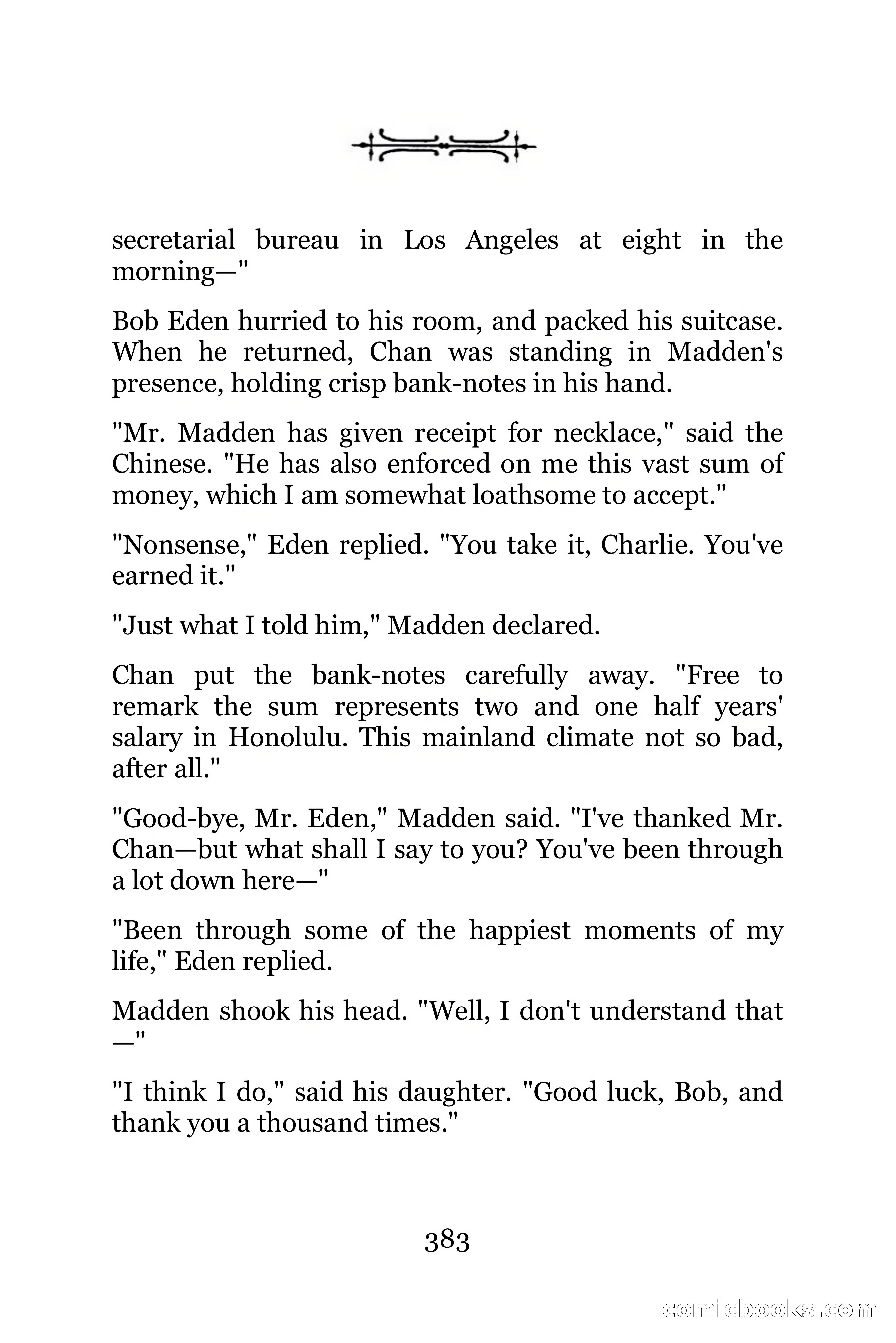The Chinese Parrot (Charlie Chan Detective Series) — page 383 of 392