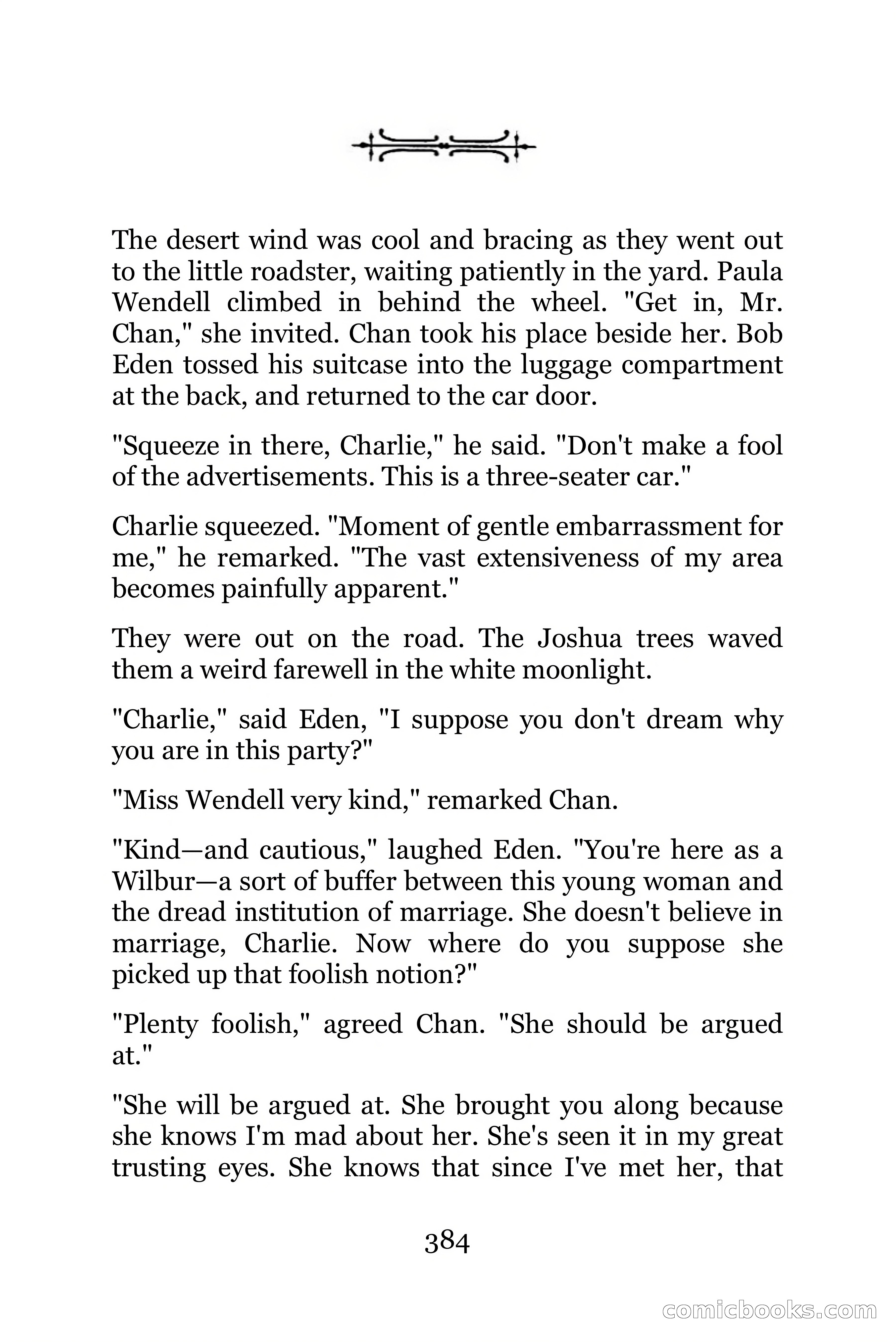 The Chinese Parrot (Charlie Chan Detective Series) — page 384 of 392