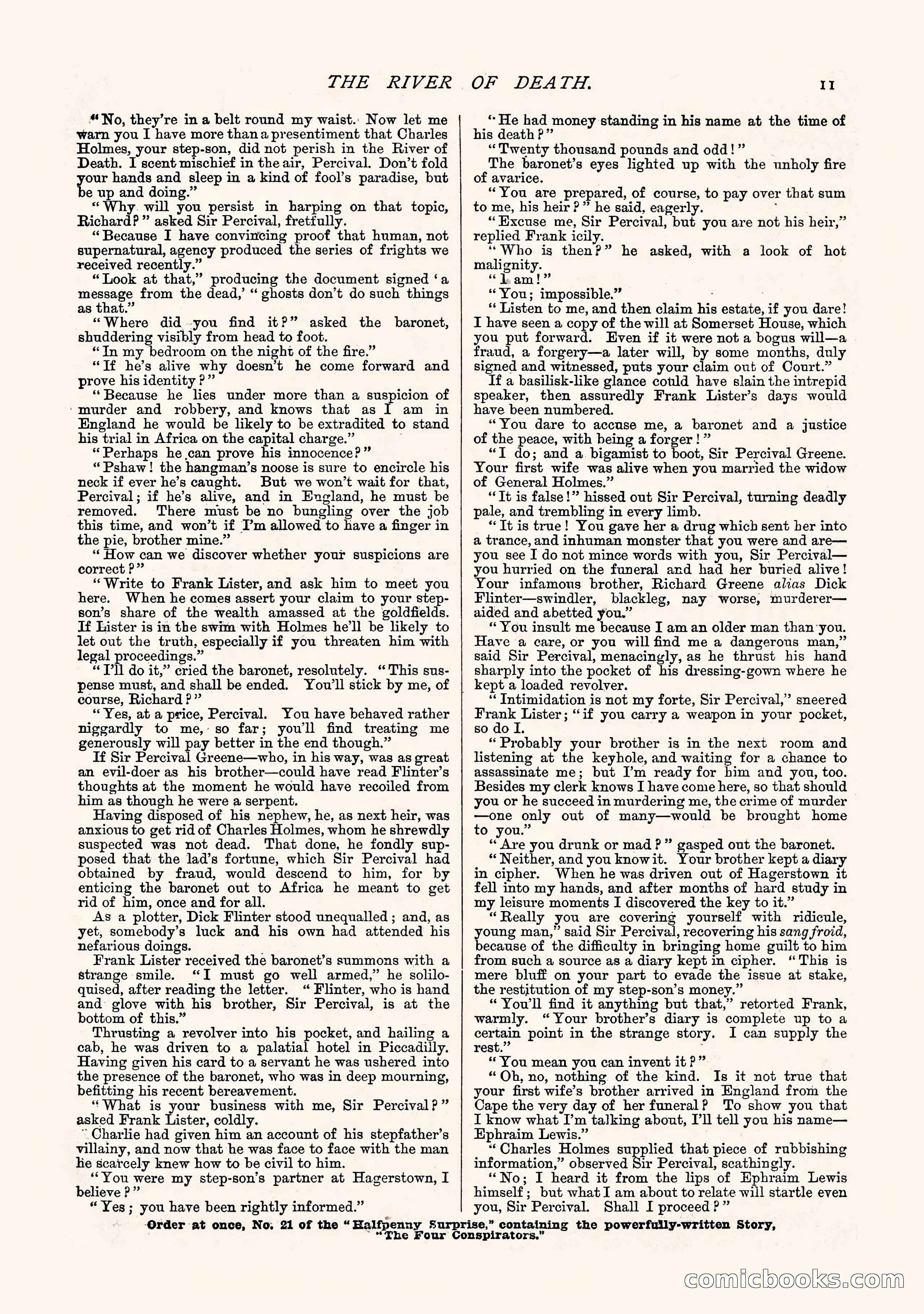 The Halfpenny Surprise, Vol. I, No. 20 — page 13 of 20