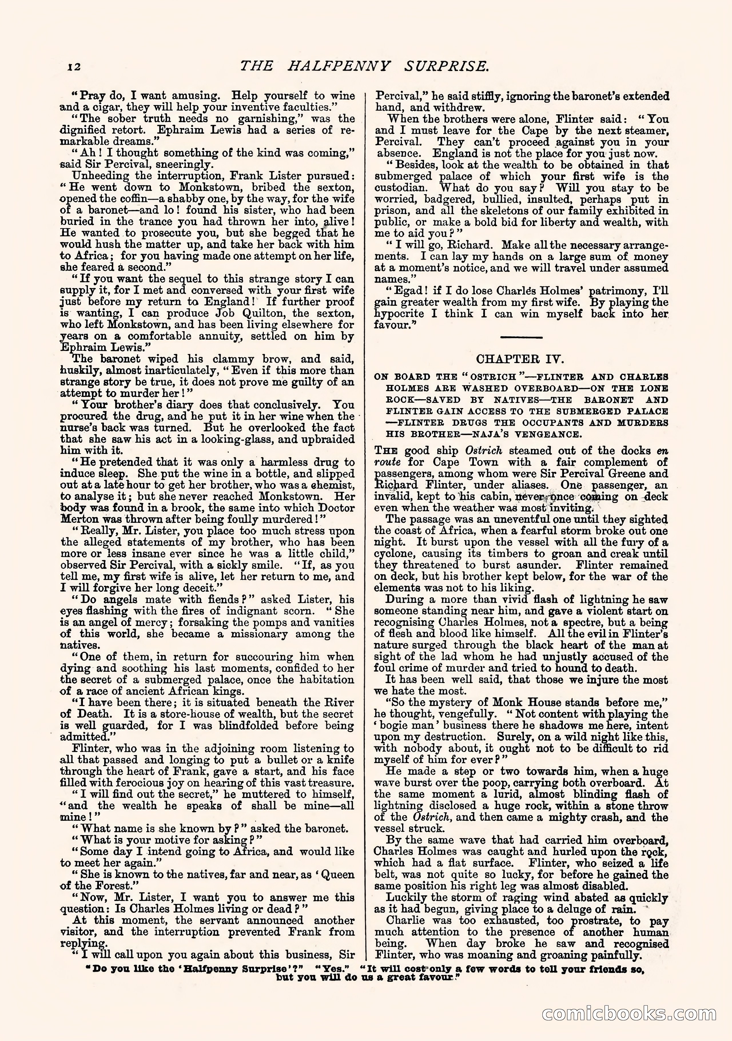 The Halfpenny Surprise, Vol. I, No. 20 — page 14 of 20