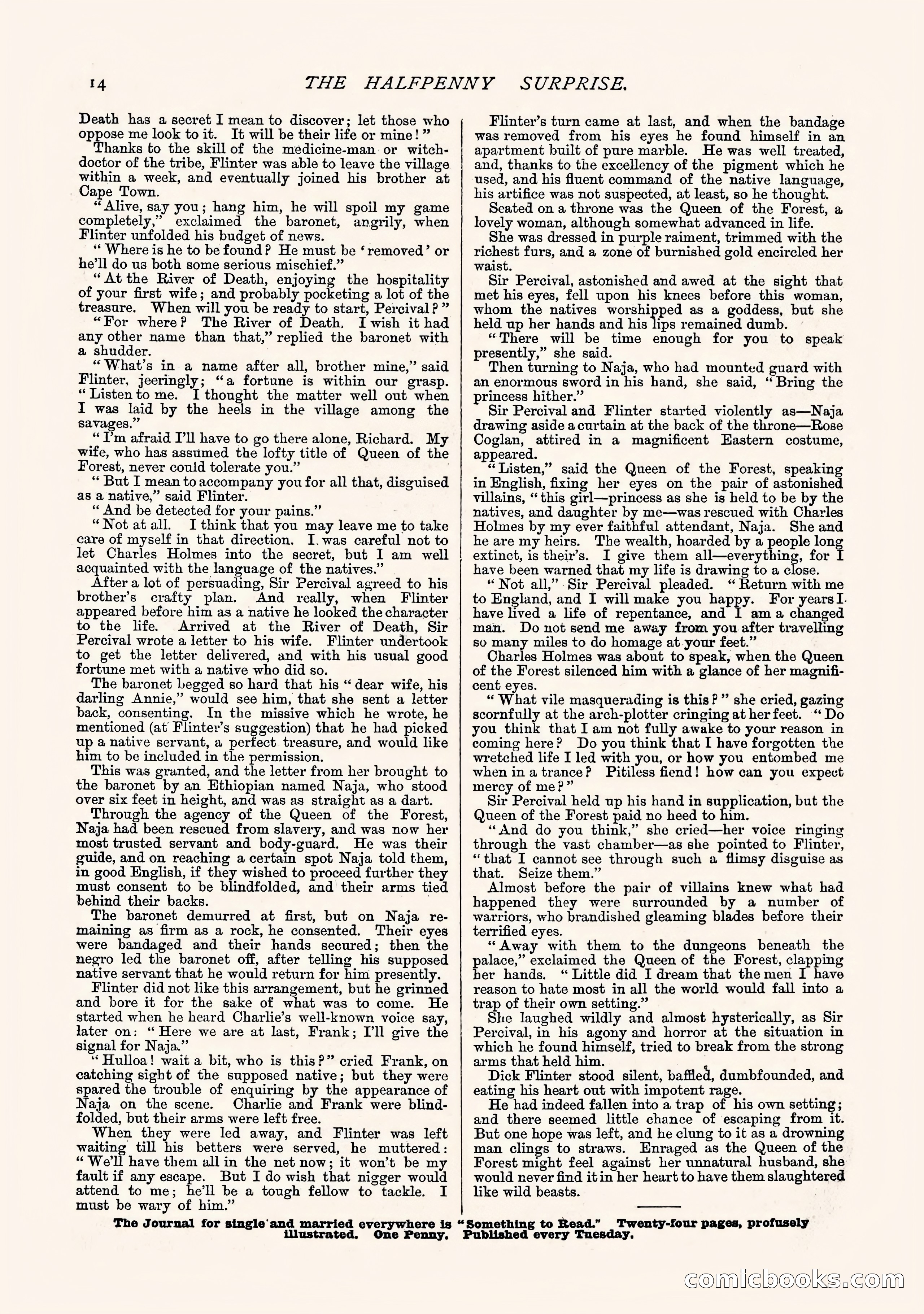 The Halfpenny Surprise, Vol. I, No. 20 — page 16 of 20