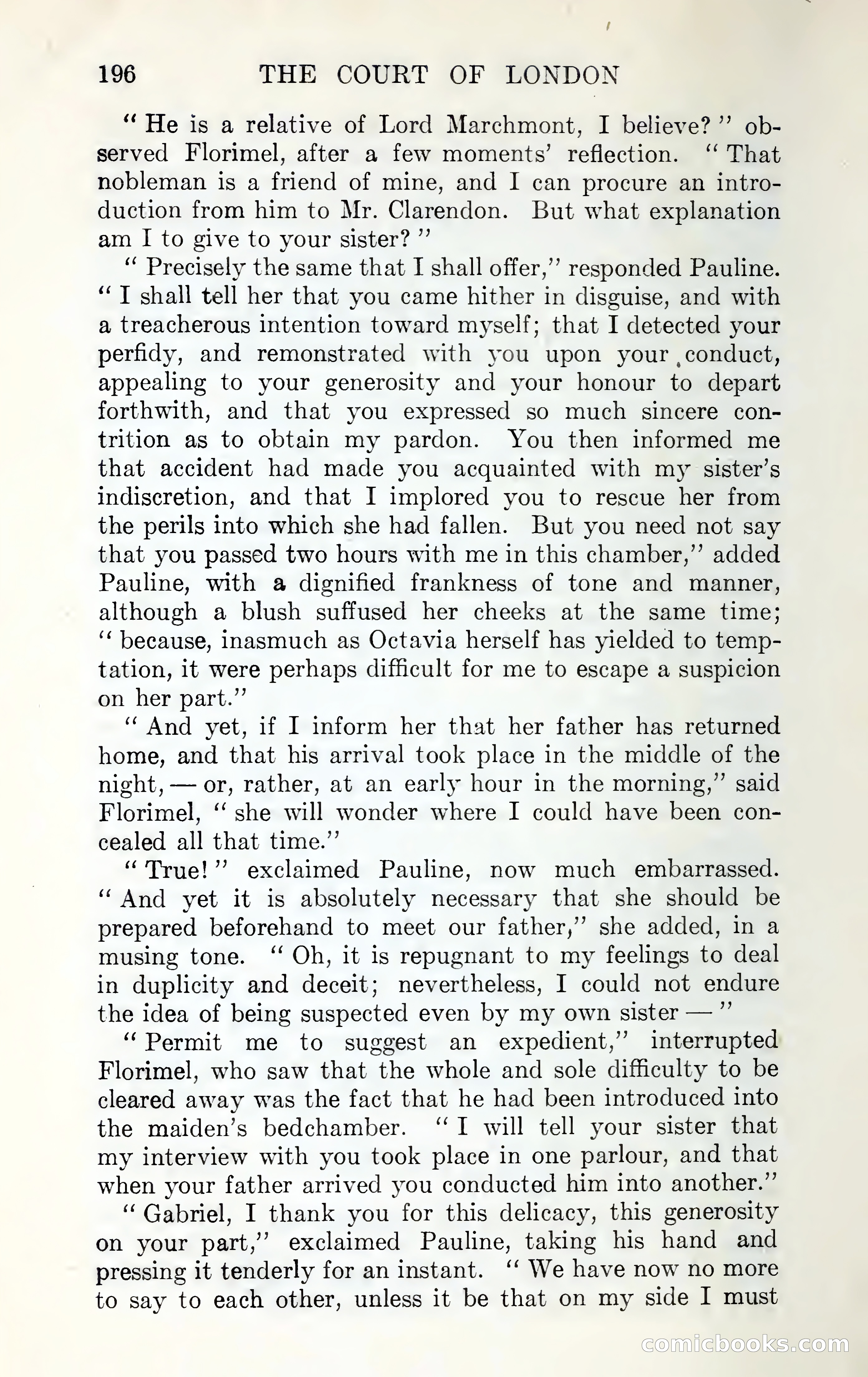 The Mysteries of the Court of London by Pauline Clarendon — page 199 of 398