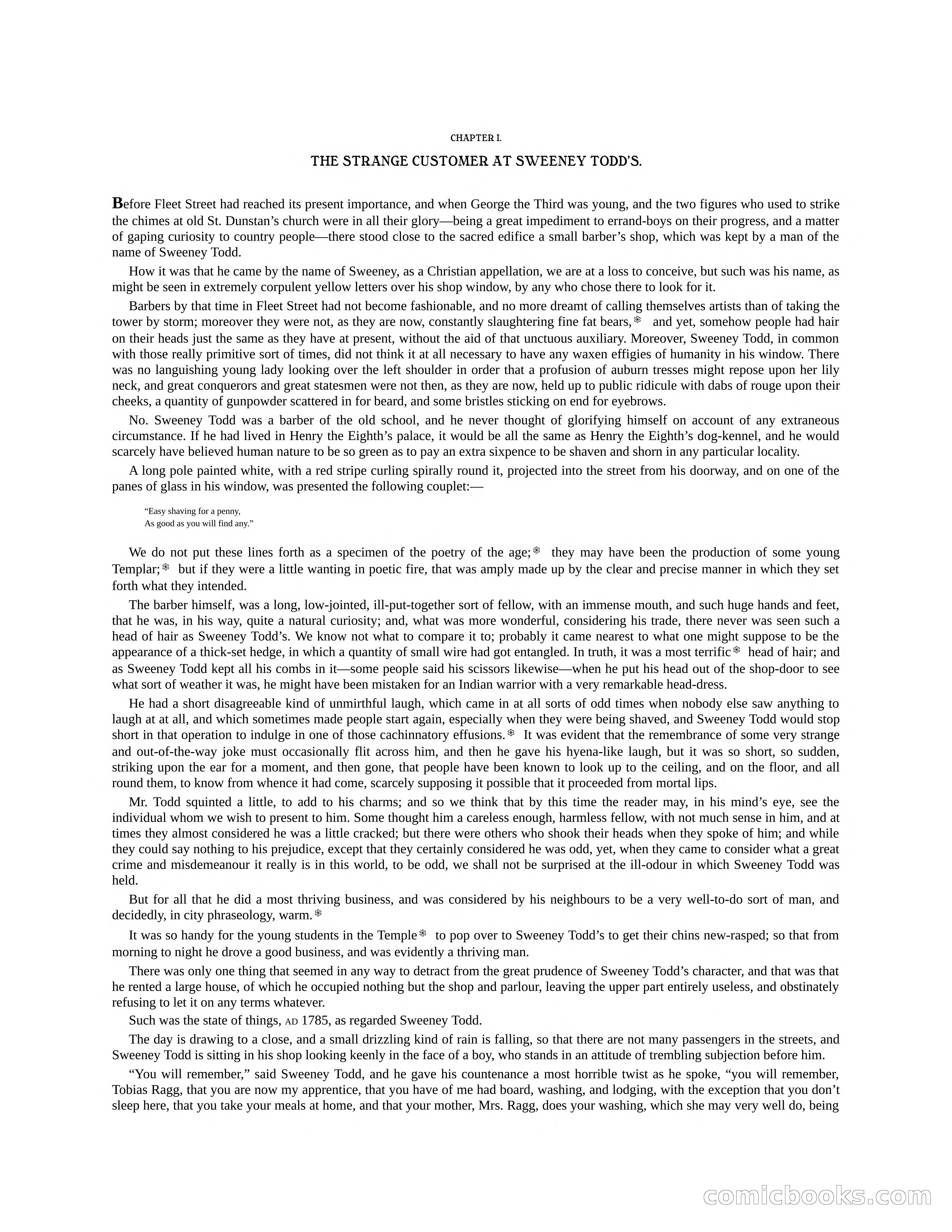 The Gift of the Sailor: The String of Pearls & Sweeney Todd, the Demon Barber of Fleet Street — page 8 of 400