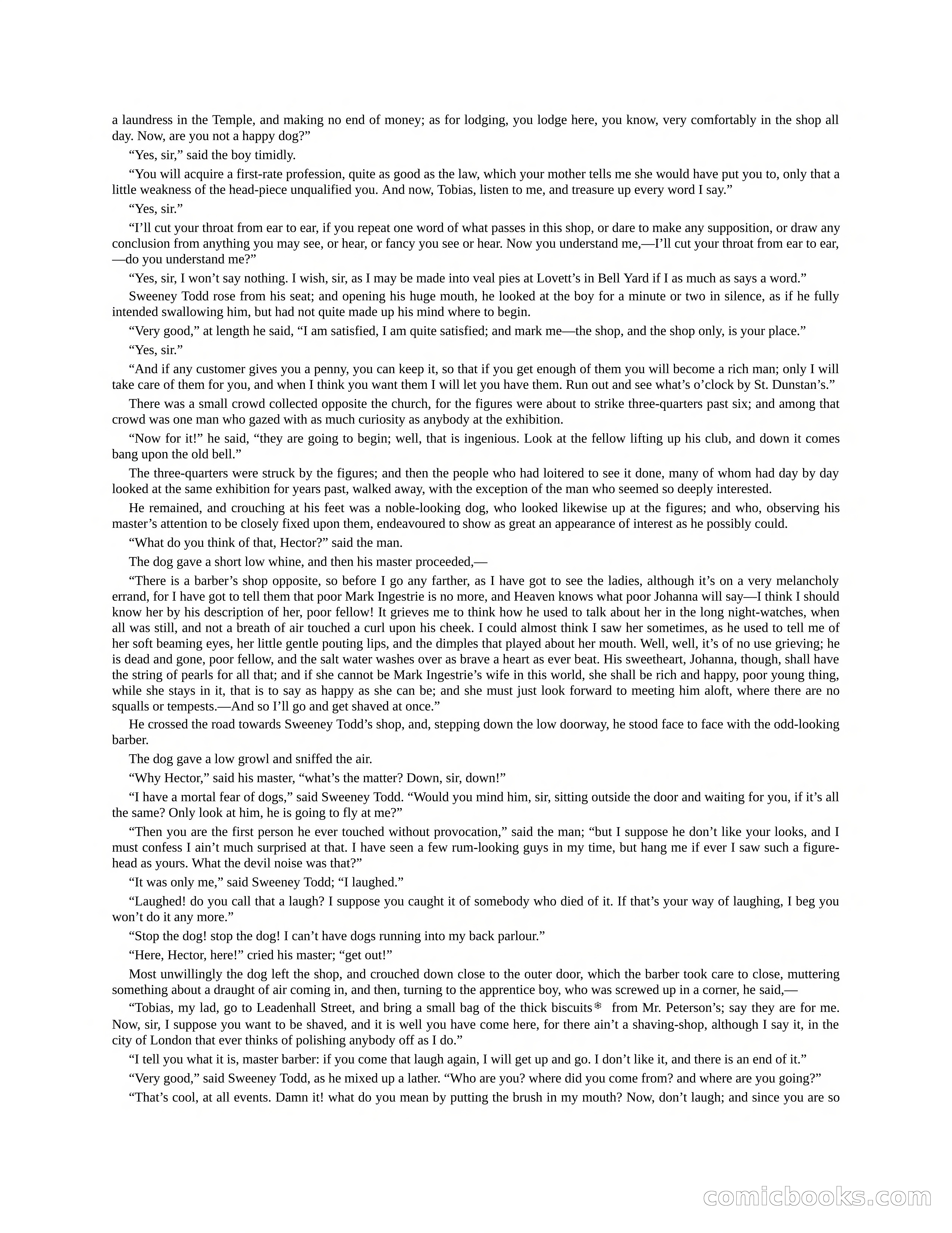The Gift of the Sailor: The String of Pearls & Sweeney Todd, the Demon Barber of Fleet Street — page 9 of 400
