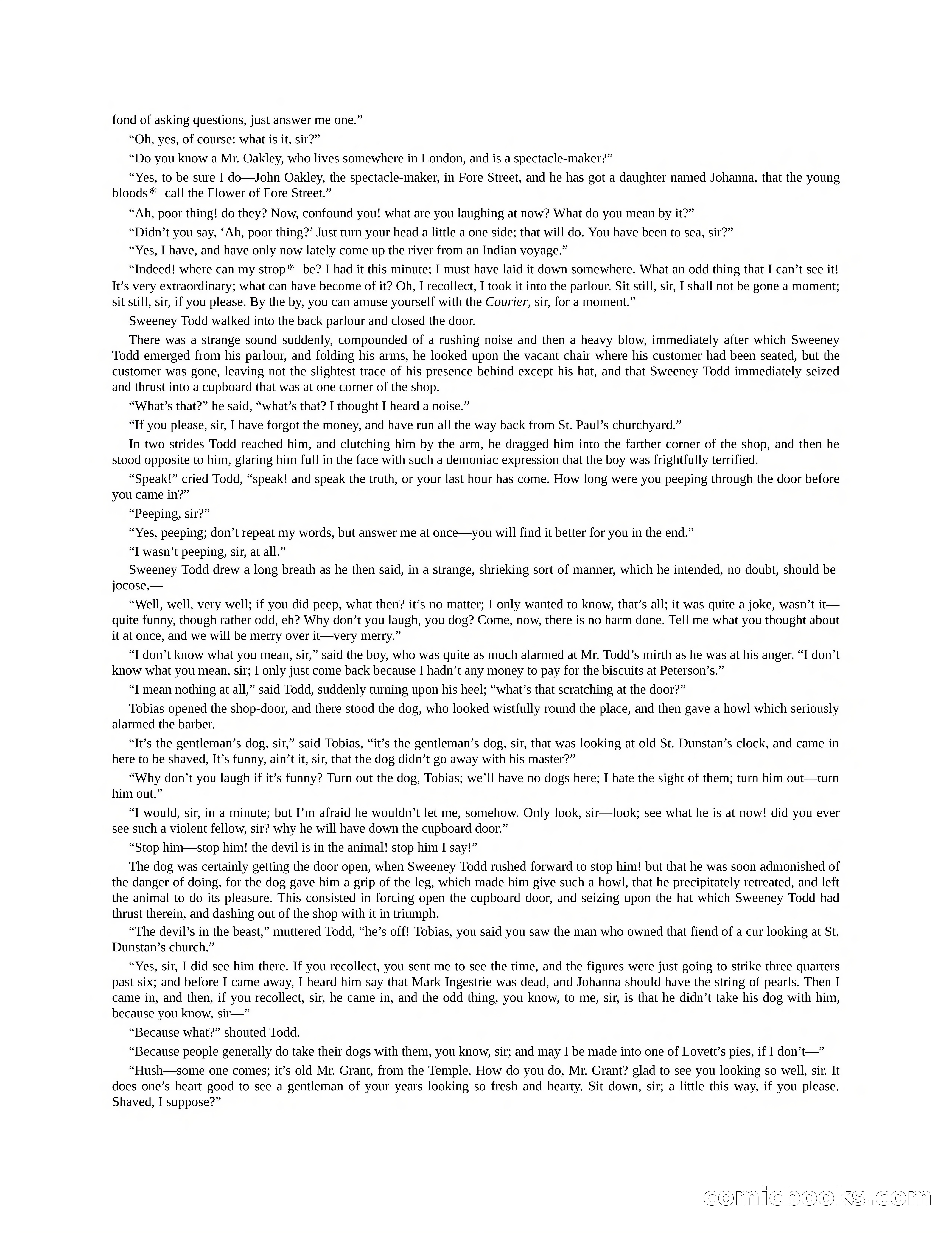 The Gift of the Sailor: The String of Pearls & Sweeney Todd, the Demon Barber of Fleet Street — page 10 of 400