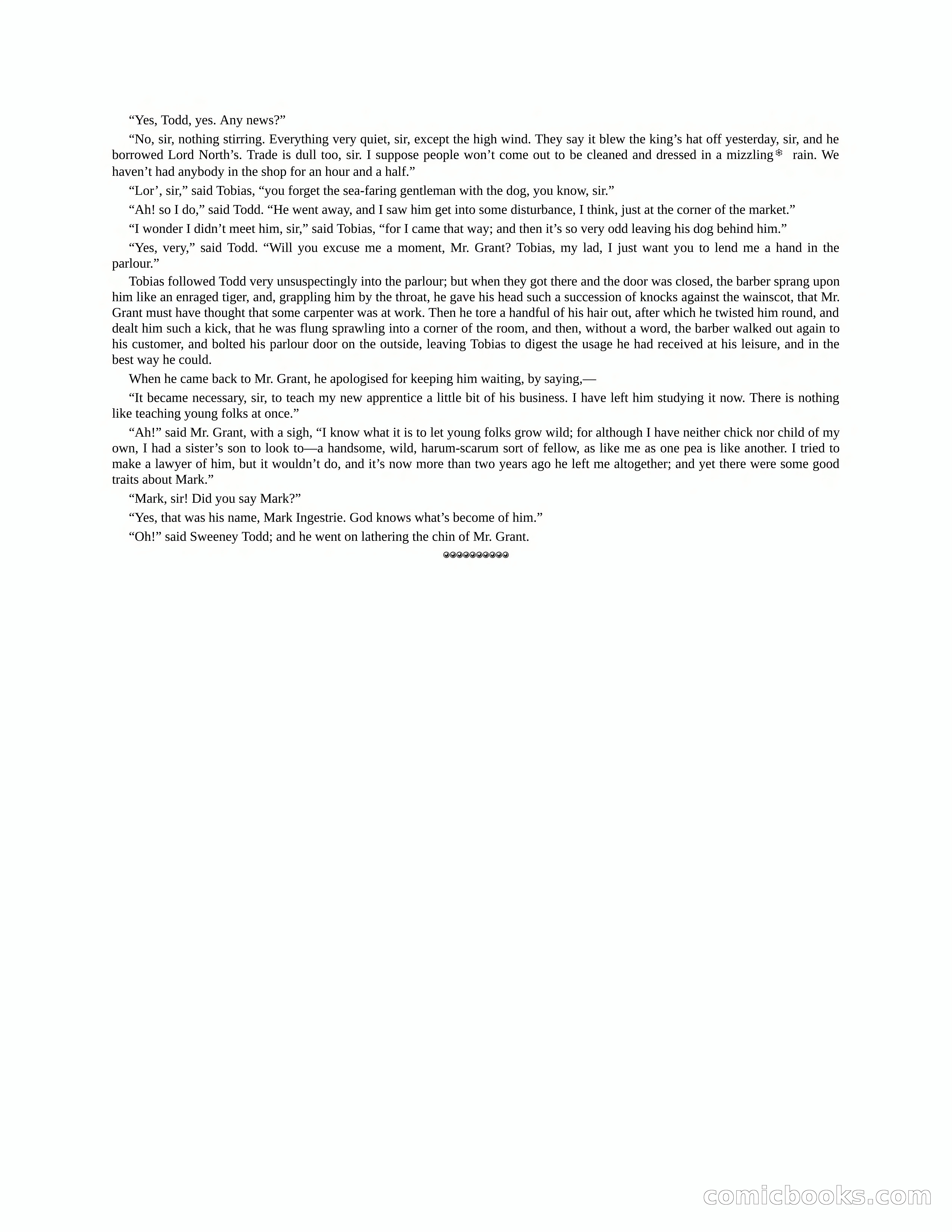 The Gift of the Sailor: The String of Pearls & Sweeney Todd, the Demon Barber of Fleet Street — page 11 of 400