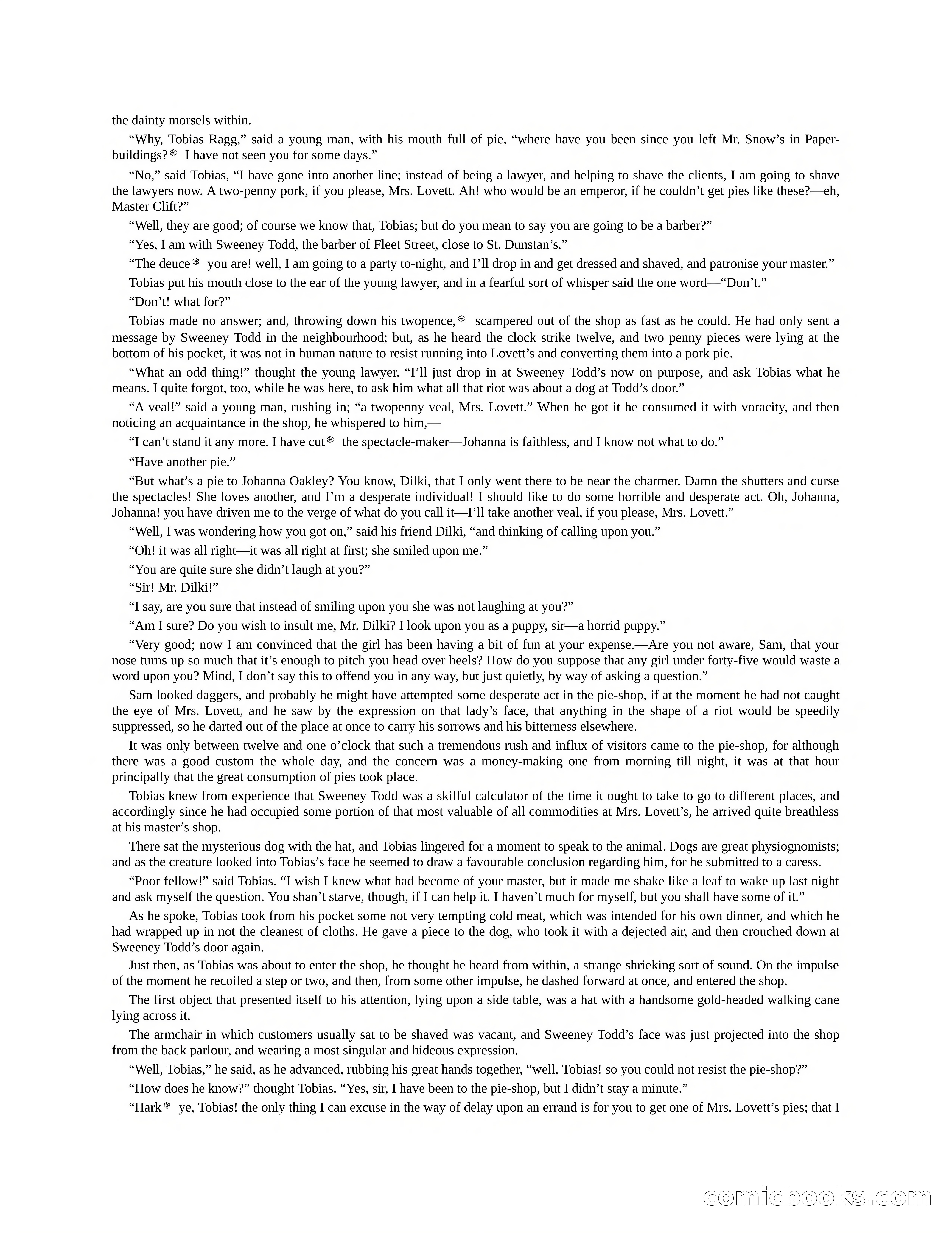 The Gift of the Sailor: The String of Pearls & Sweeney Todd, the Demon Barber of Fleet Street — page 20 of 400