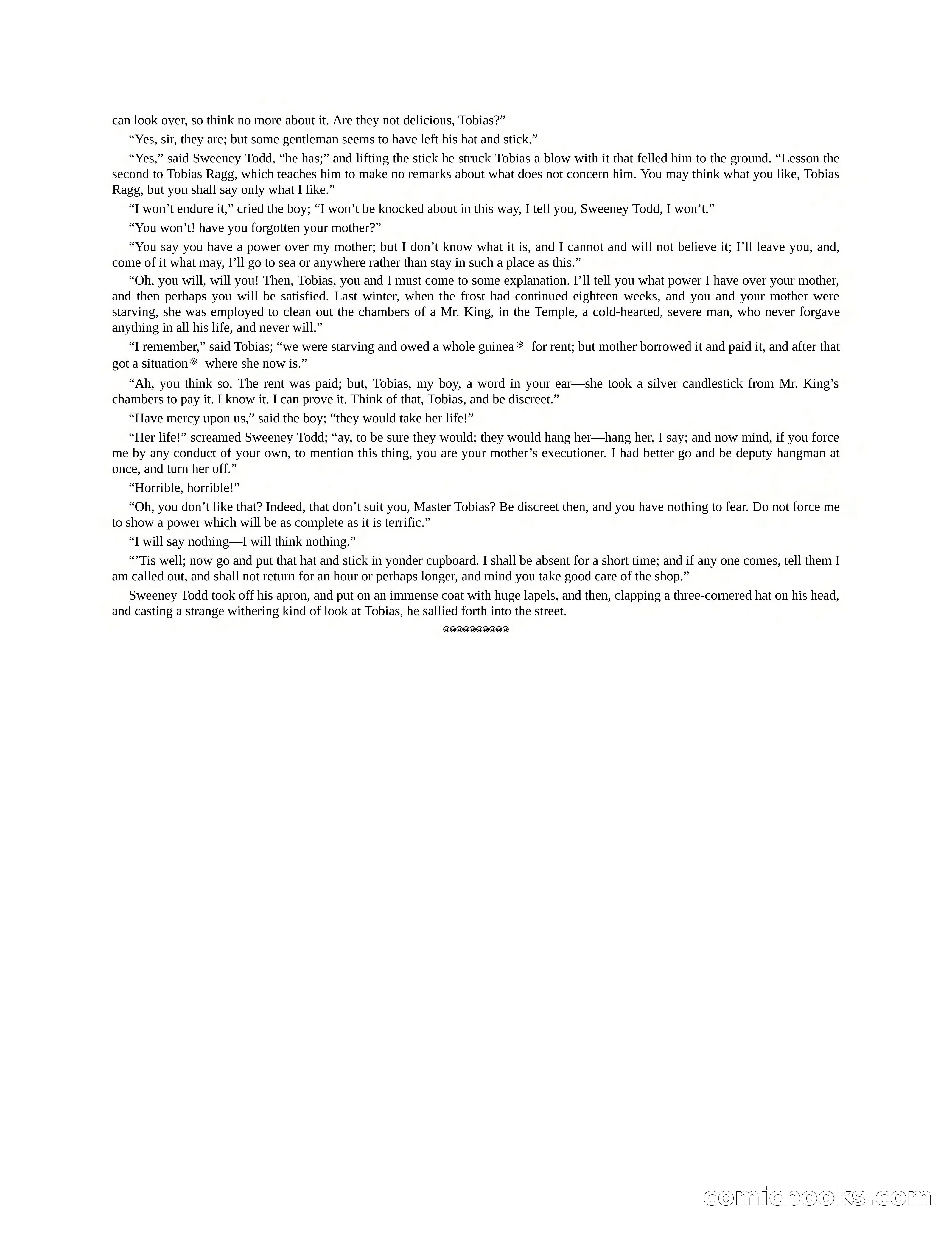 The Gift of the Sailor: The String of Pearls & Sweeney Todd, the Demon Barber of Fleet Street — page 21 of 400