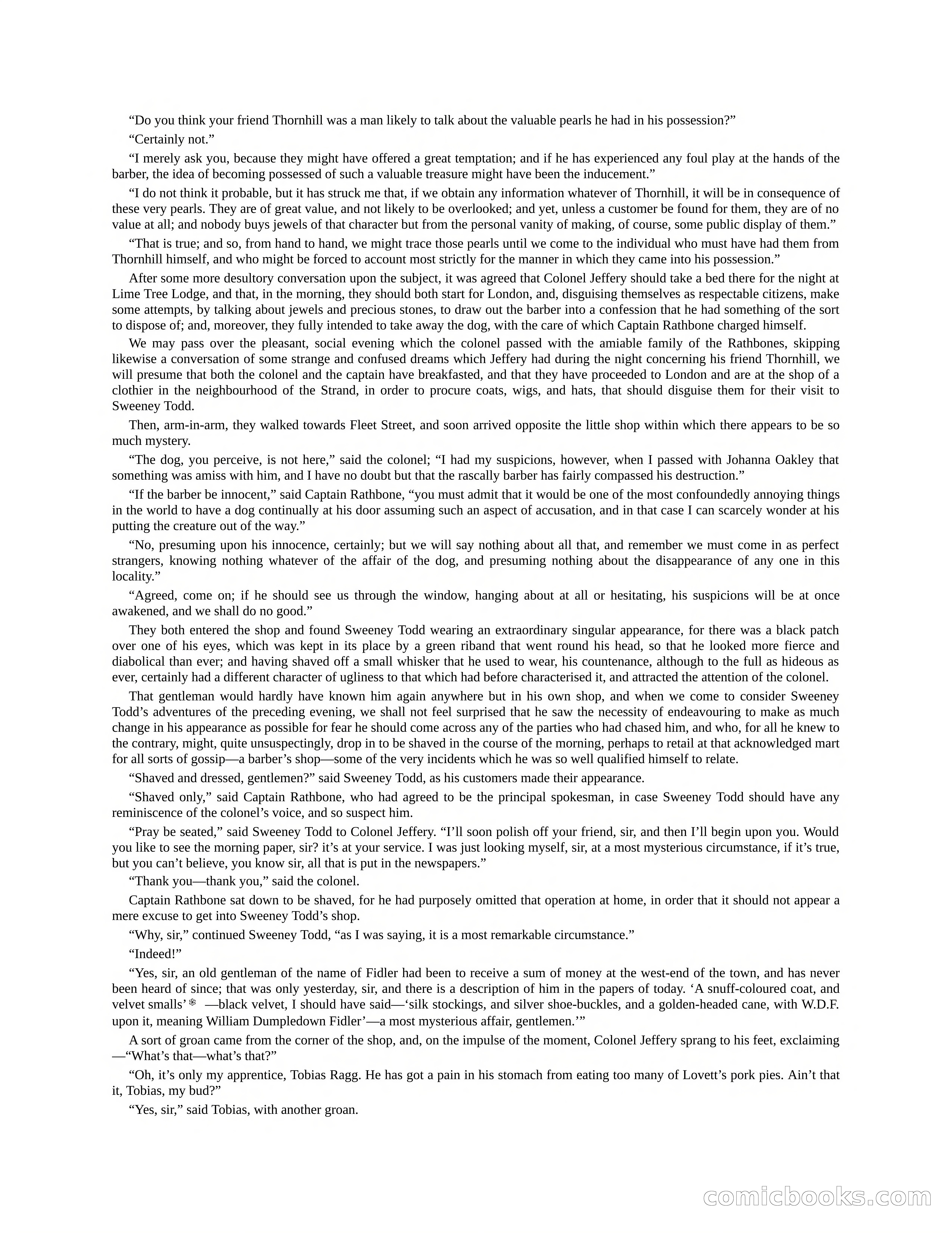 The Gift of the Sailor: The String of Pearls & Sweeney Todd, the Demon Barber of Fleet Street — page 43 of 400