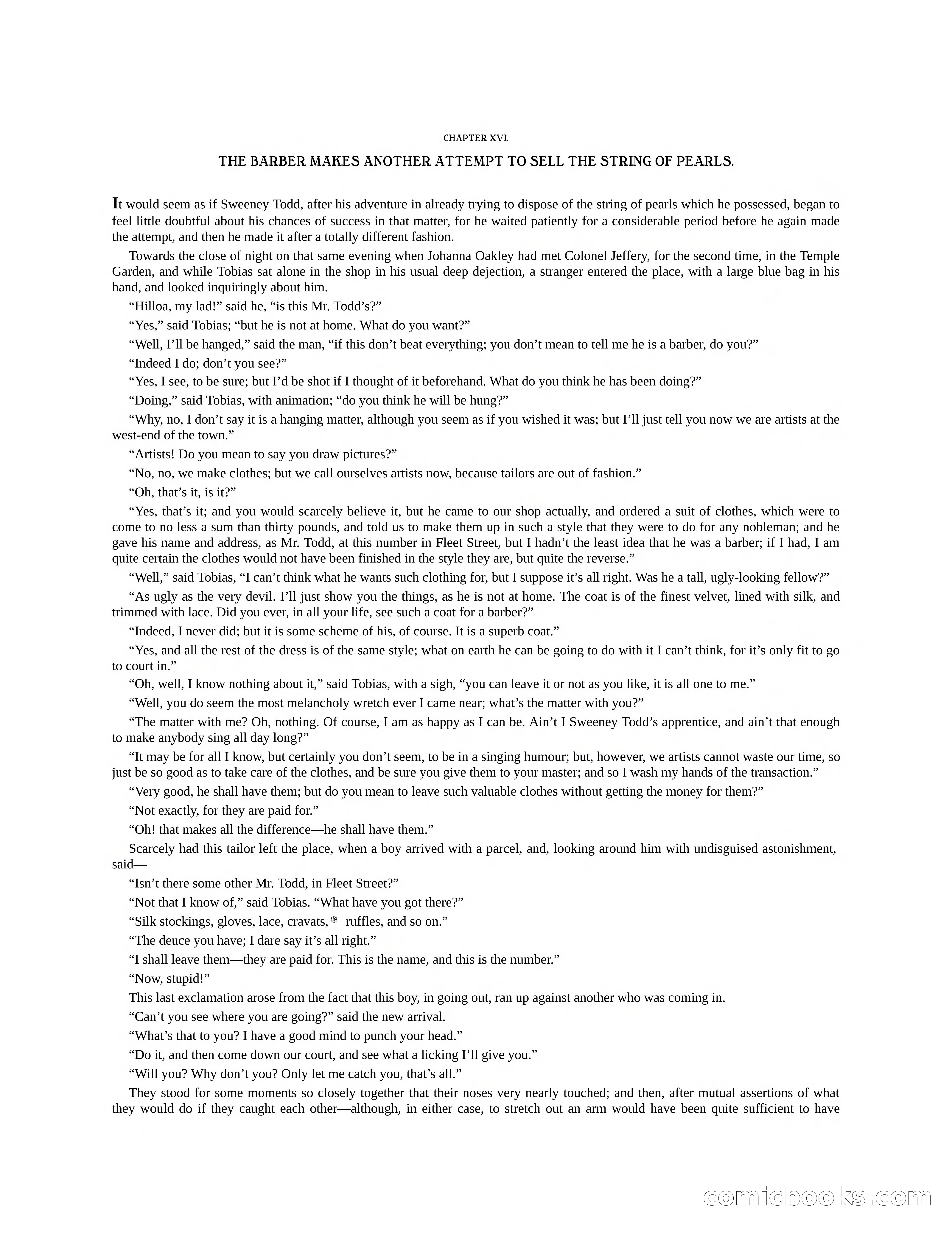 The Gift of the Sailor: The String of Pearls & Sweeney Todd, the Demon Barber of Fleet Street — page 64 of 400