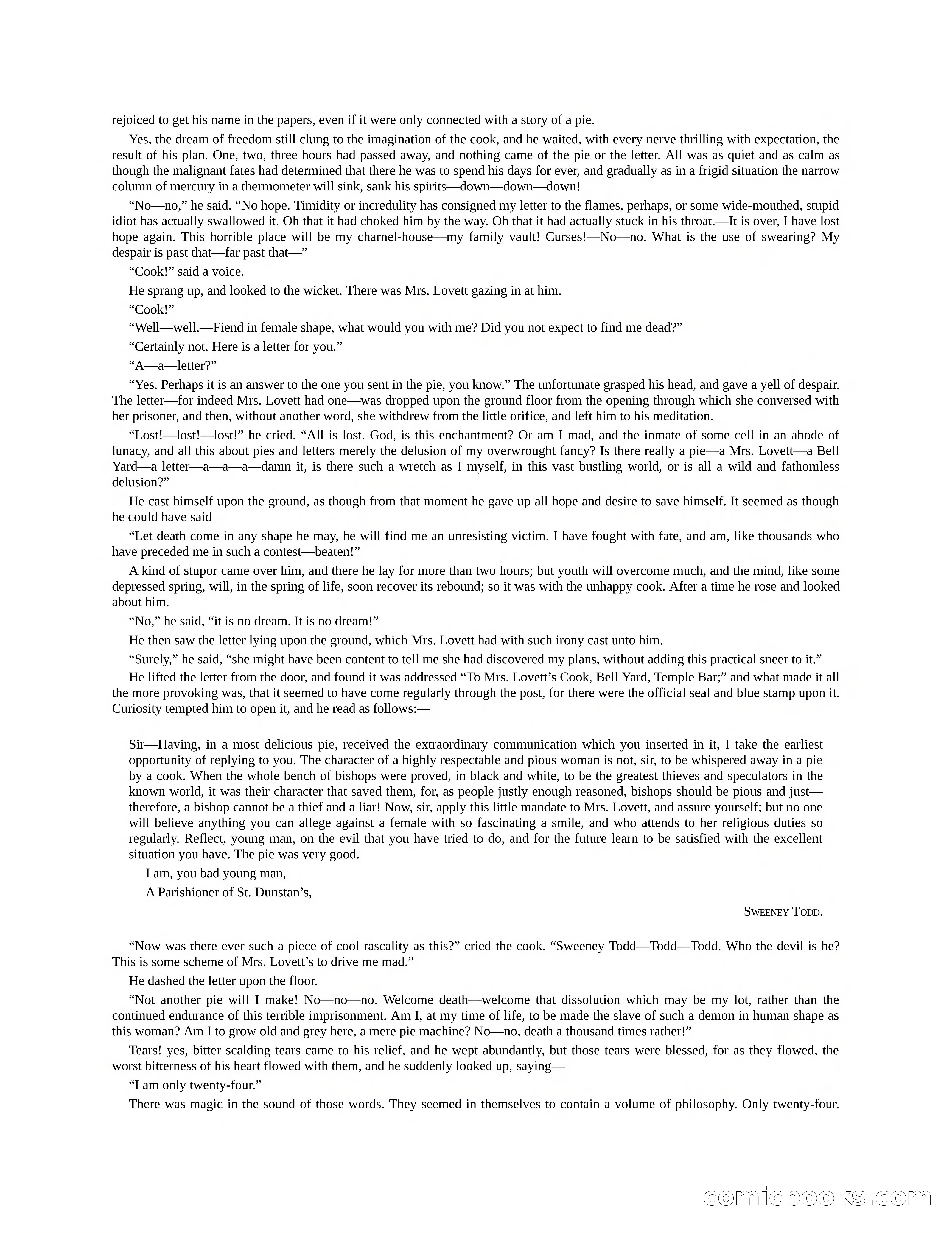 The Gift of the Sailor: The String of Pearls & Sweeney Todd, the Demon Barber of Fleet Street — page 136 of 400