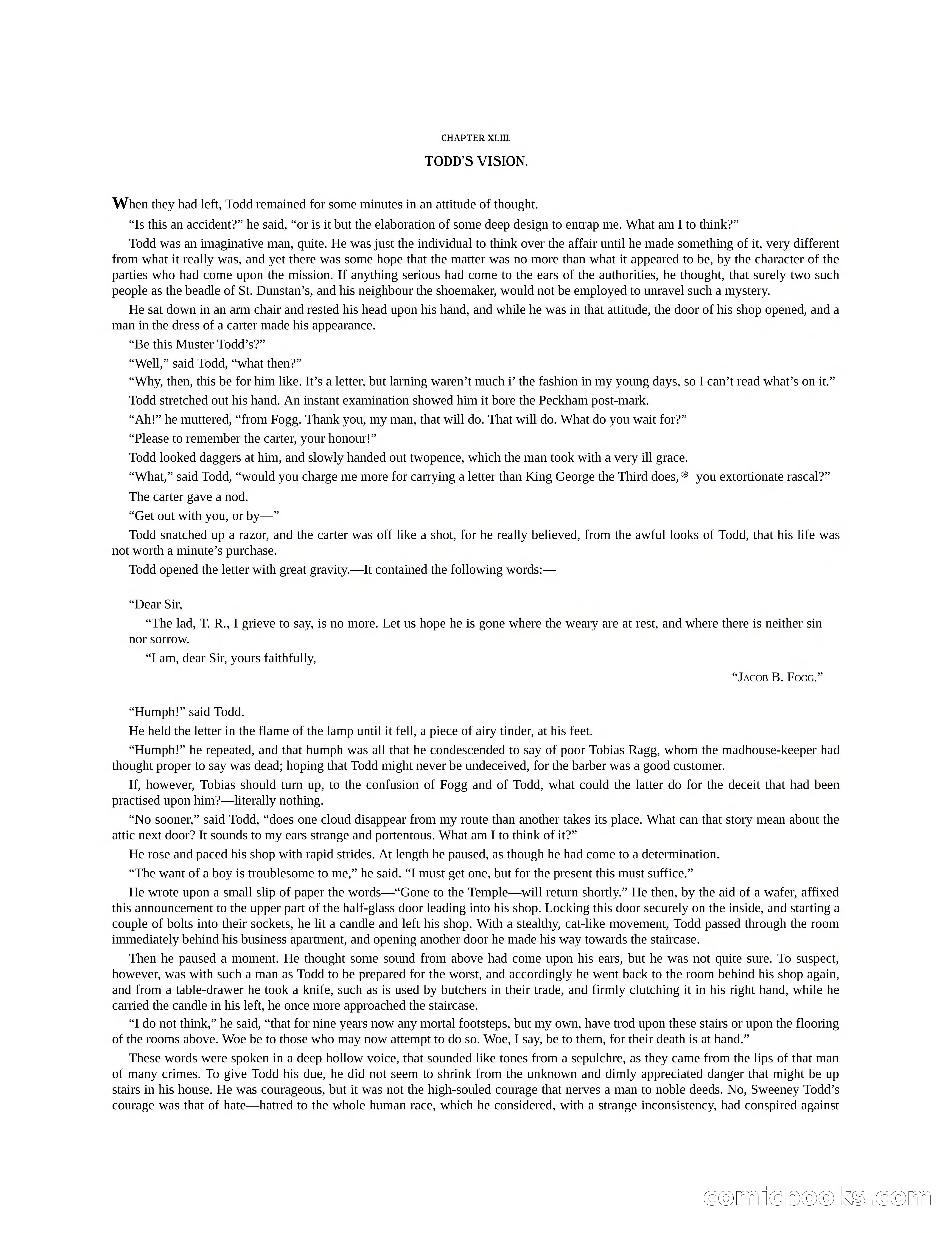 The Gift of the Sailor: The String of Pearls & Sweeney Todd, the Demon Barber of Fleet Street — page 168 of 400