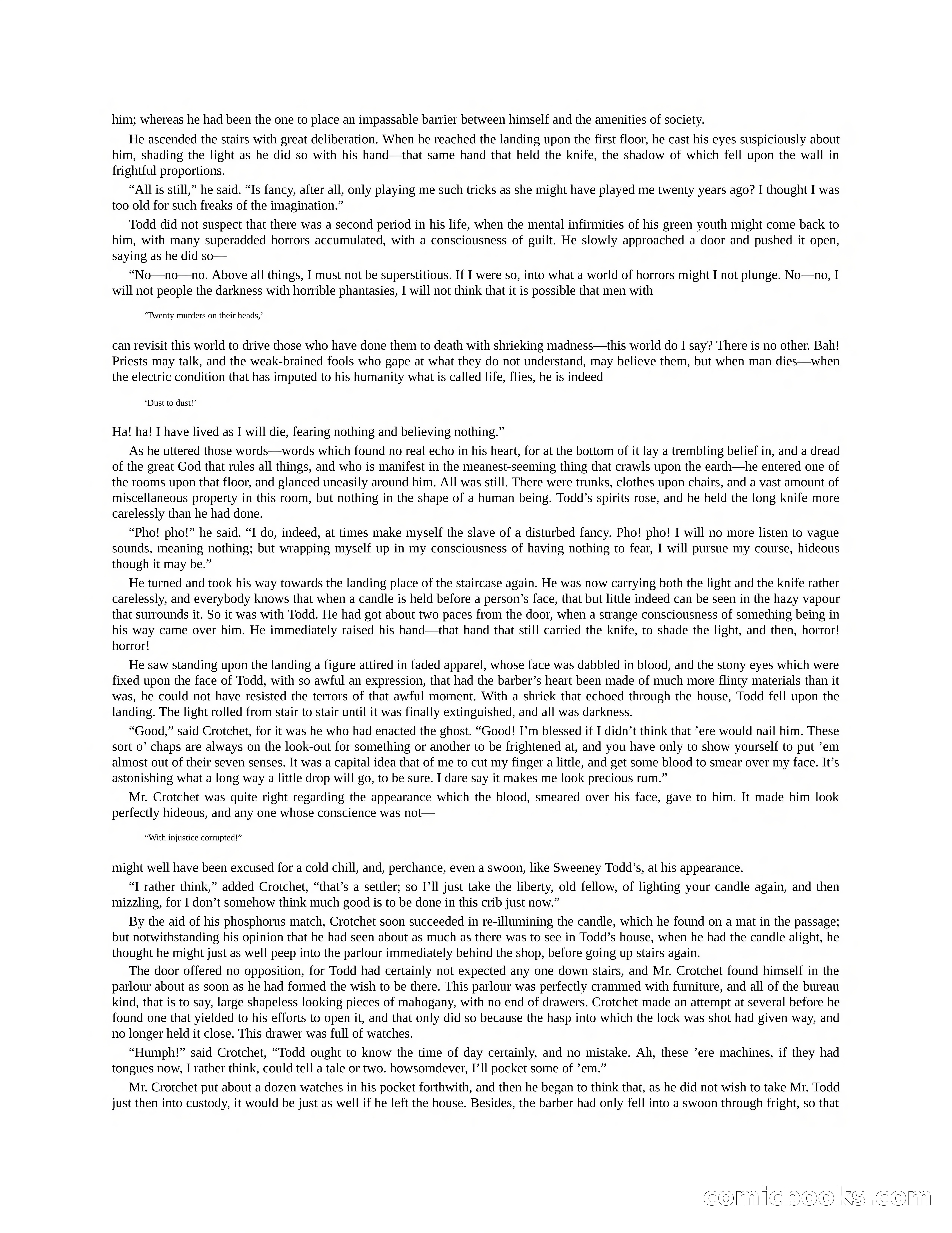 The Gift of the Sailor: The String of Pearls & Sweeney Todd, the Demon Barber of Fleet Street — page 169 of 400