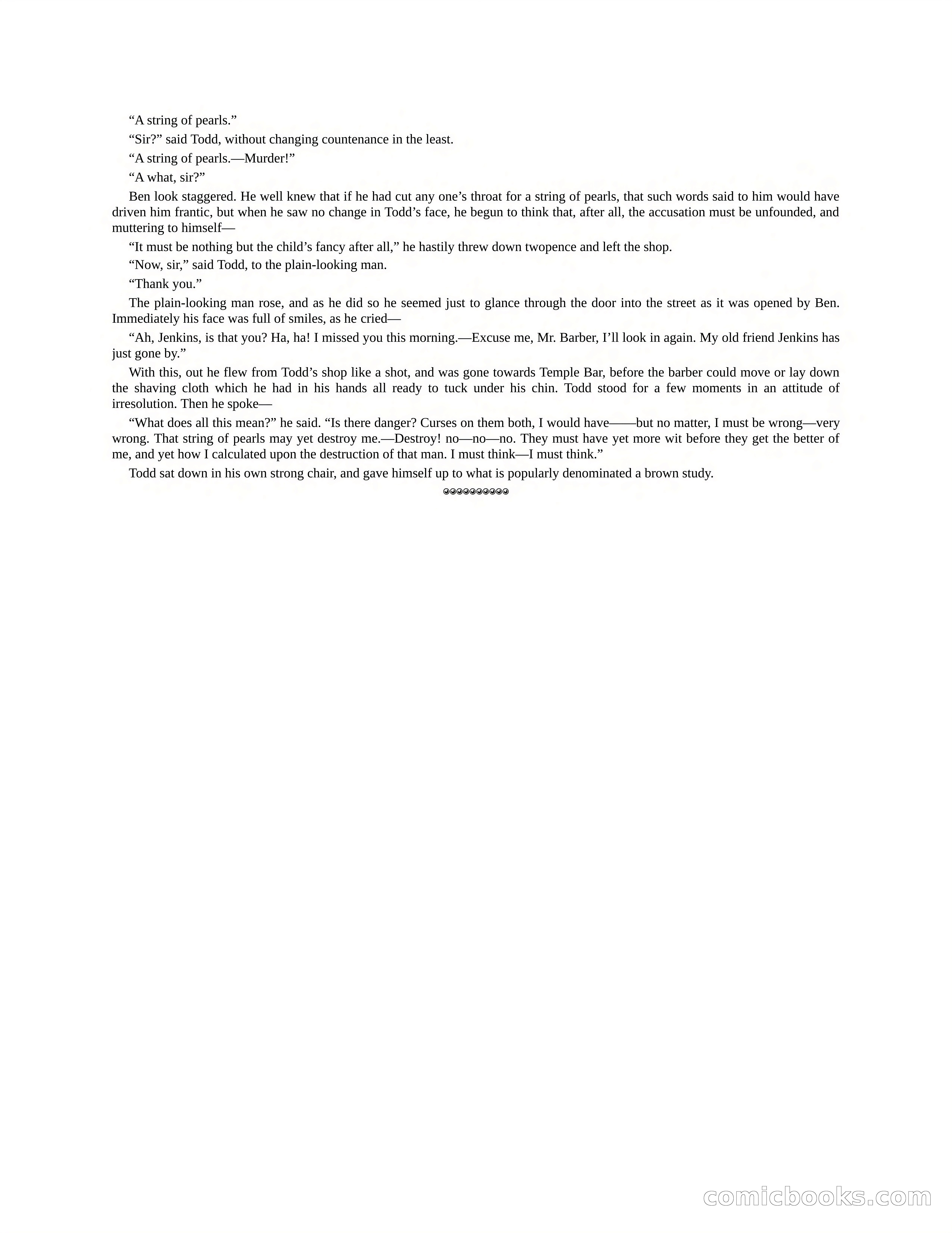 The Gift of the Sailor: The String of Pearls & Sweeney Todd, the Demon Barber of Fleet Street — page 192 of 400
