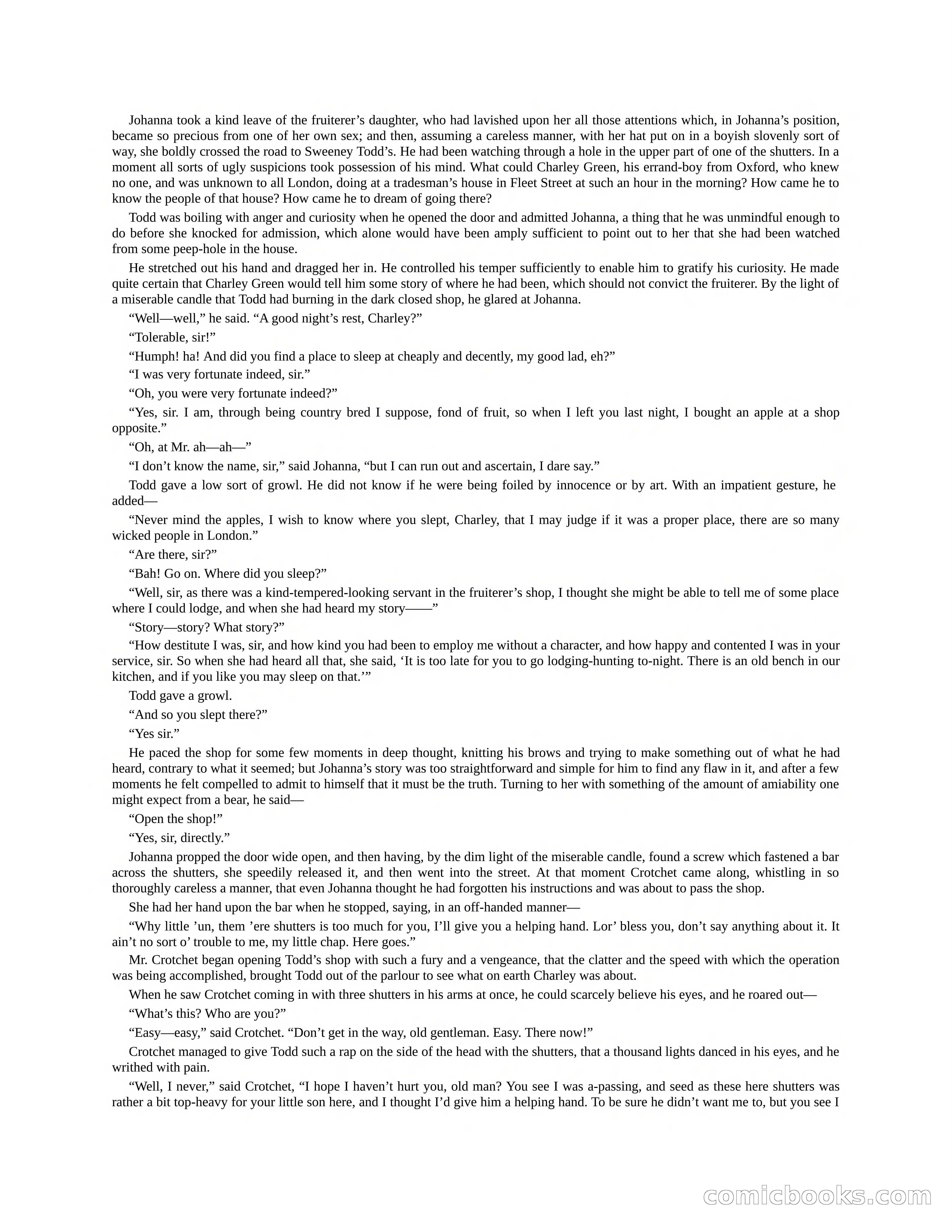 The Gift of the Sailor: The String of Pearls & Sweeney Todd, the Demon Barber of Fleet Street — page 318 of 400