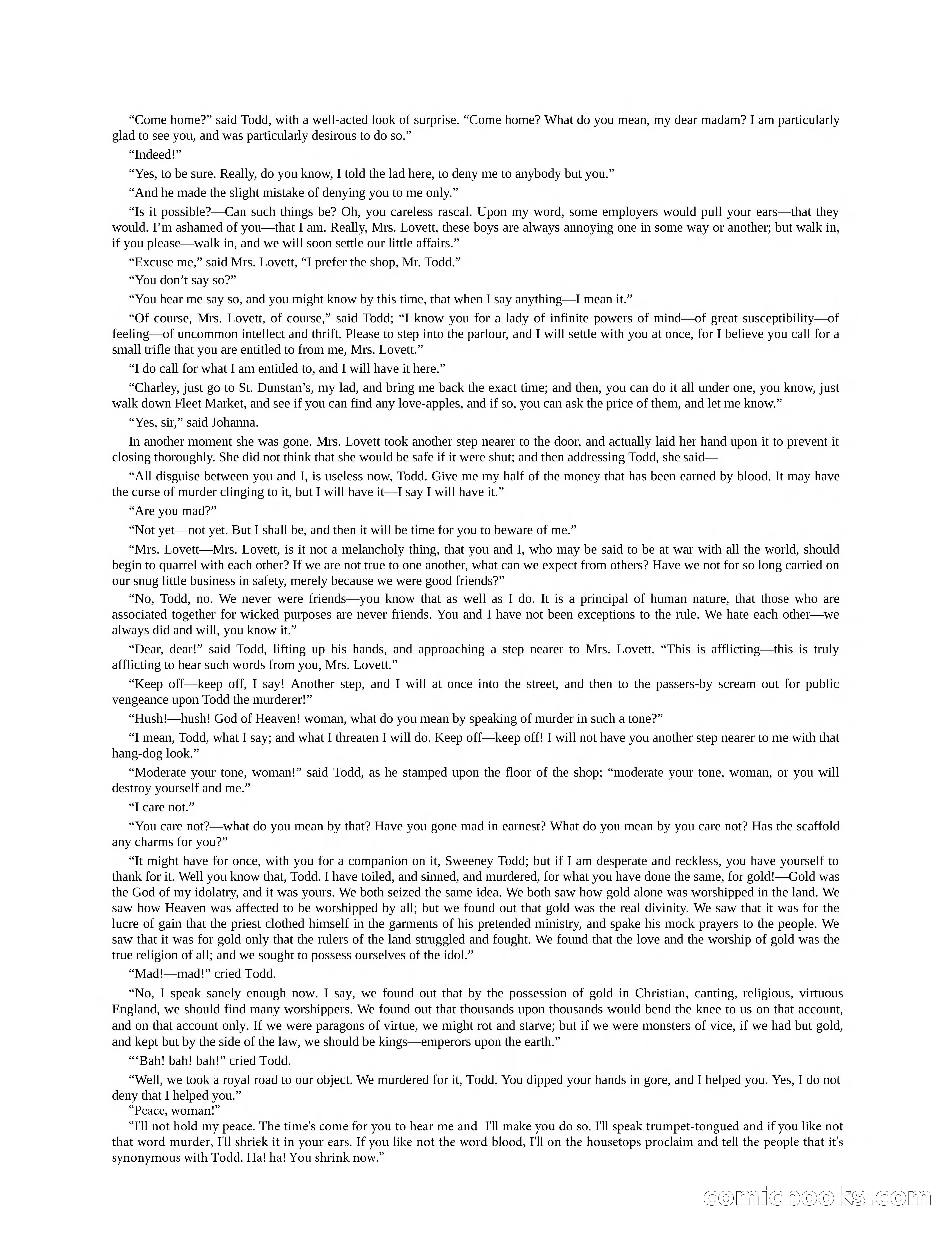 The Gift of the Sailor: The String of Pearls & Sweeney Todd, the Demon Barber of Fleet Street — page 333 of 400