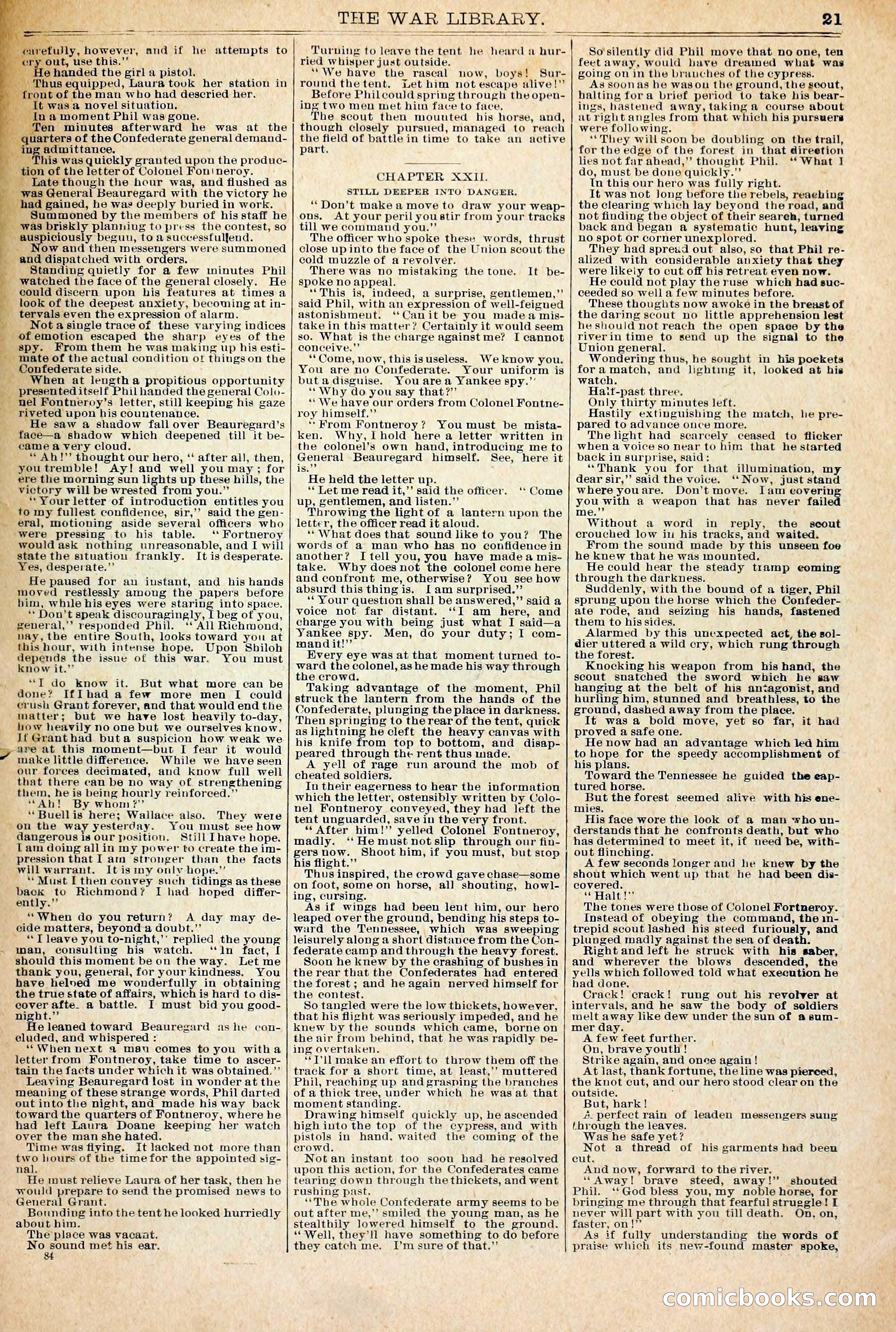 The War Library: Phil, the Scout — page 21 of 24
