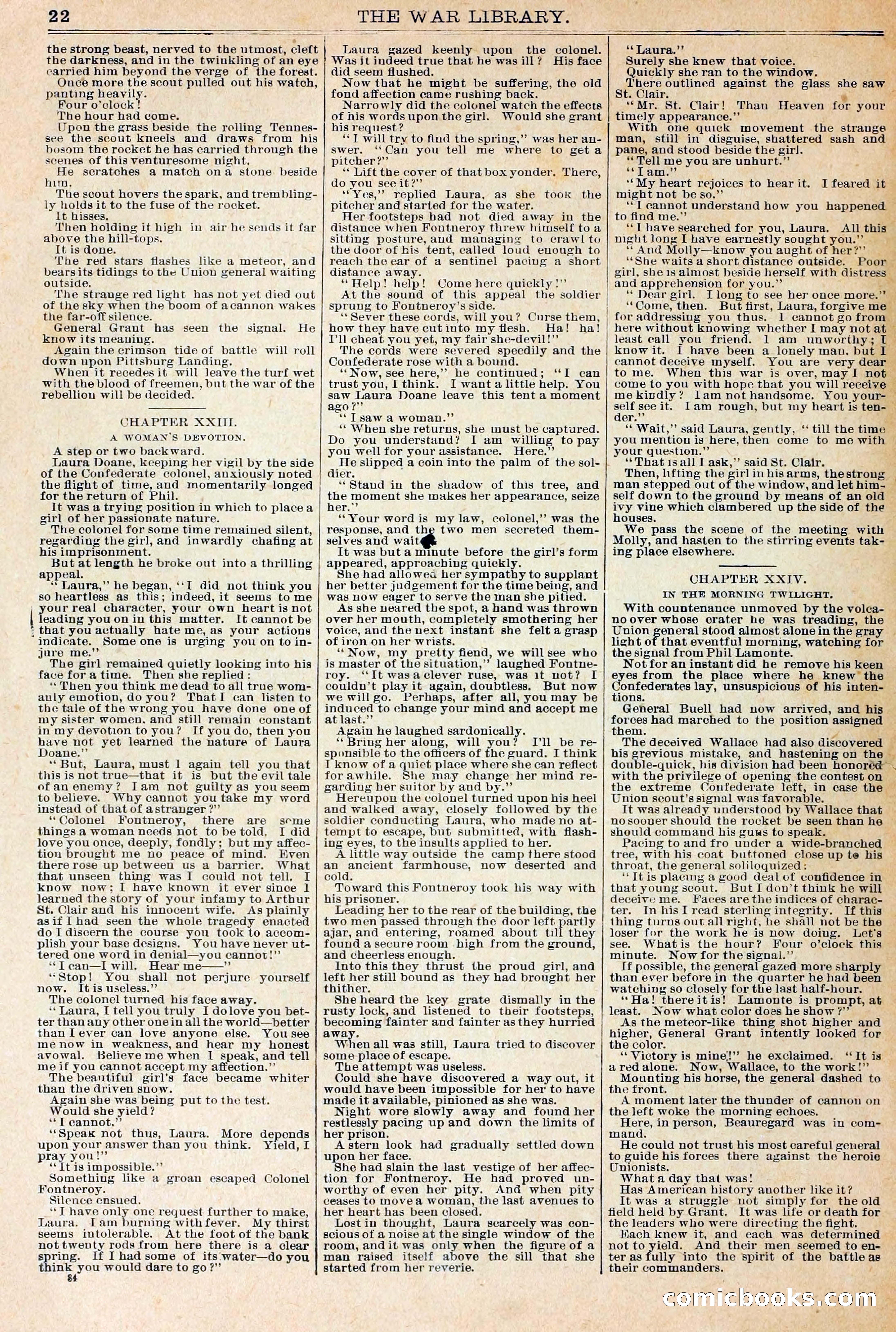 The War Library: Phil, the Scout — page 22 of 24
