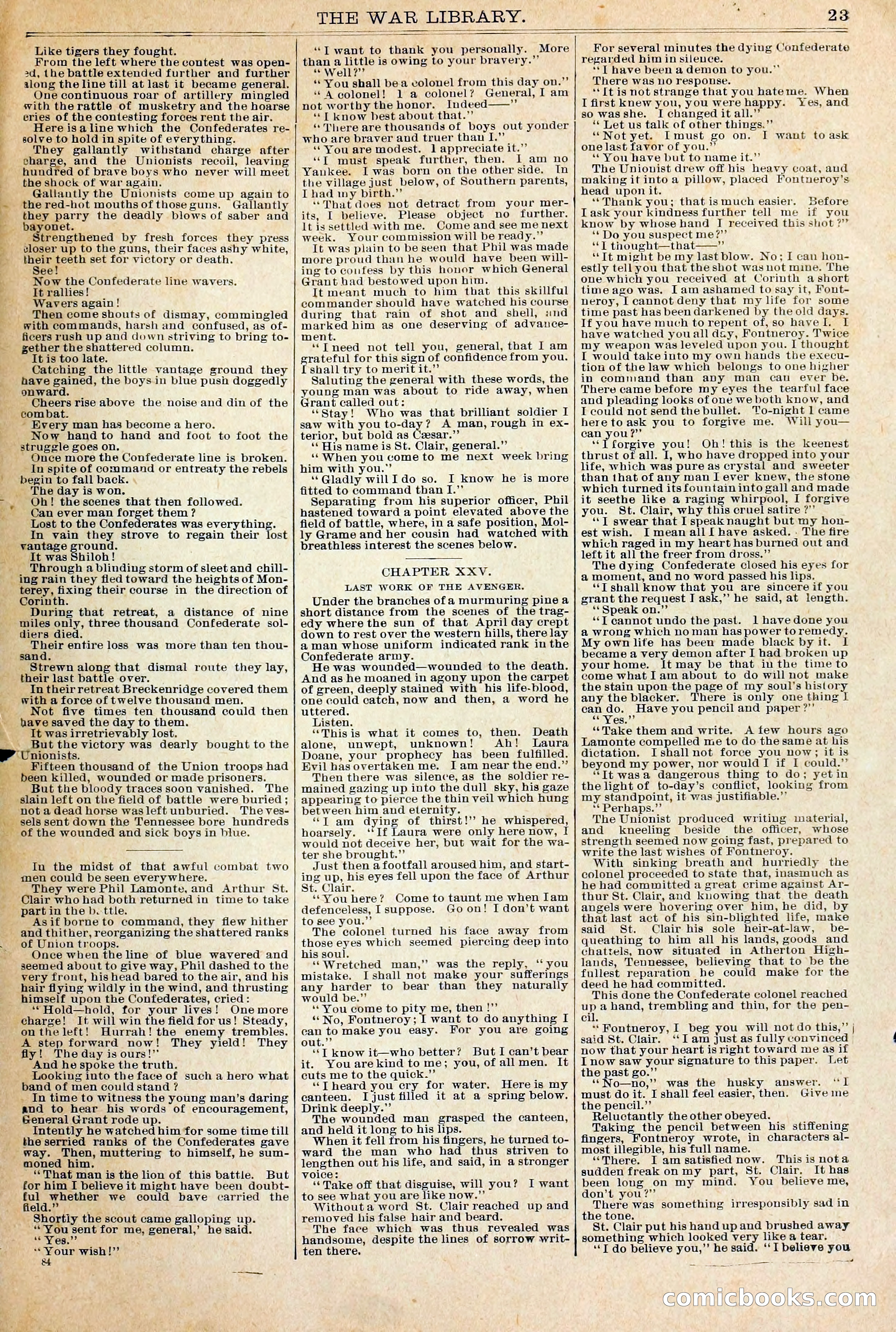 The War Library: Phil, the Scout — page 23 of 24
