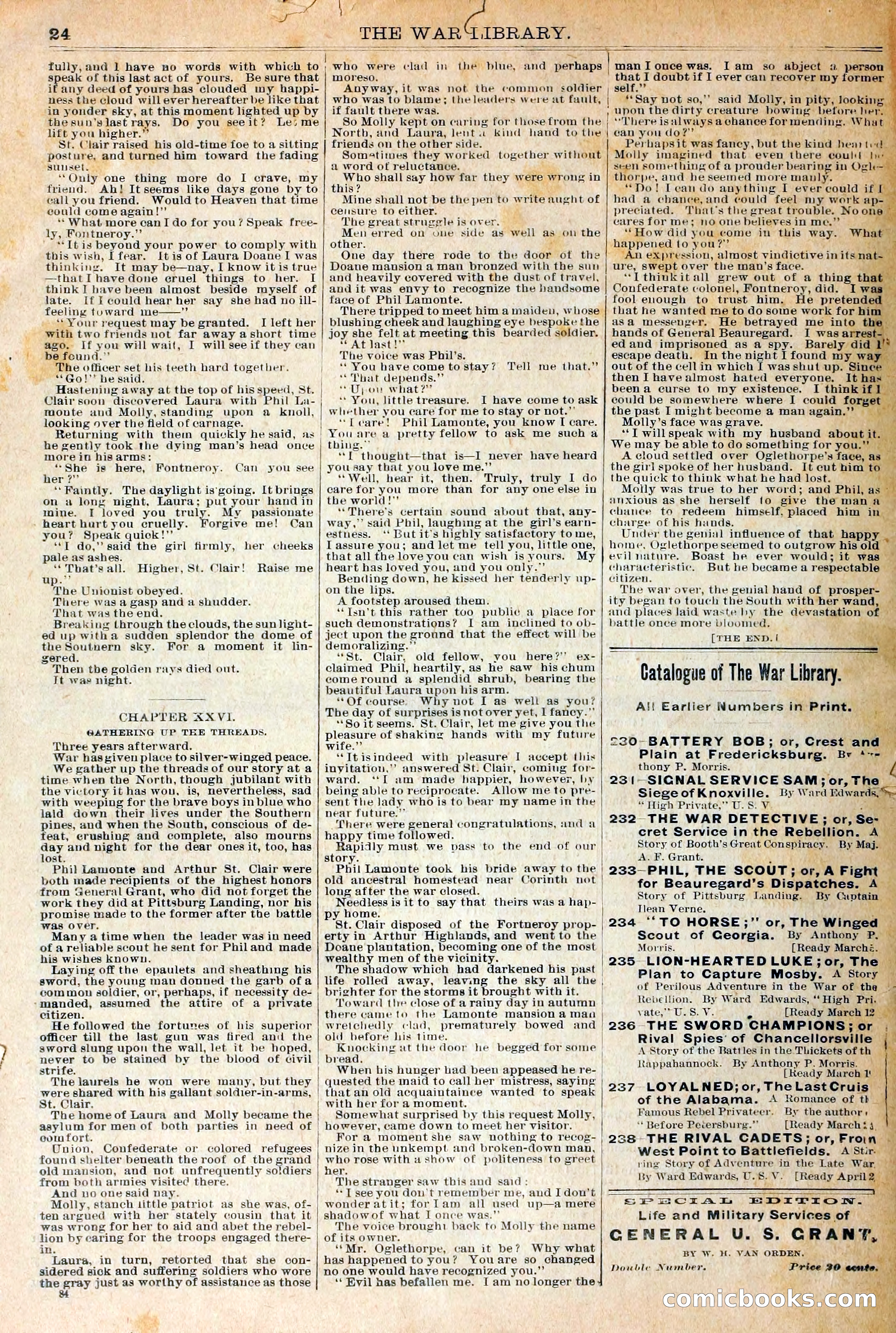 The War Library: Phil, the Scout — page 24 of 24