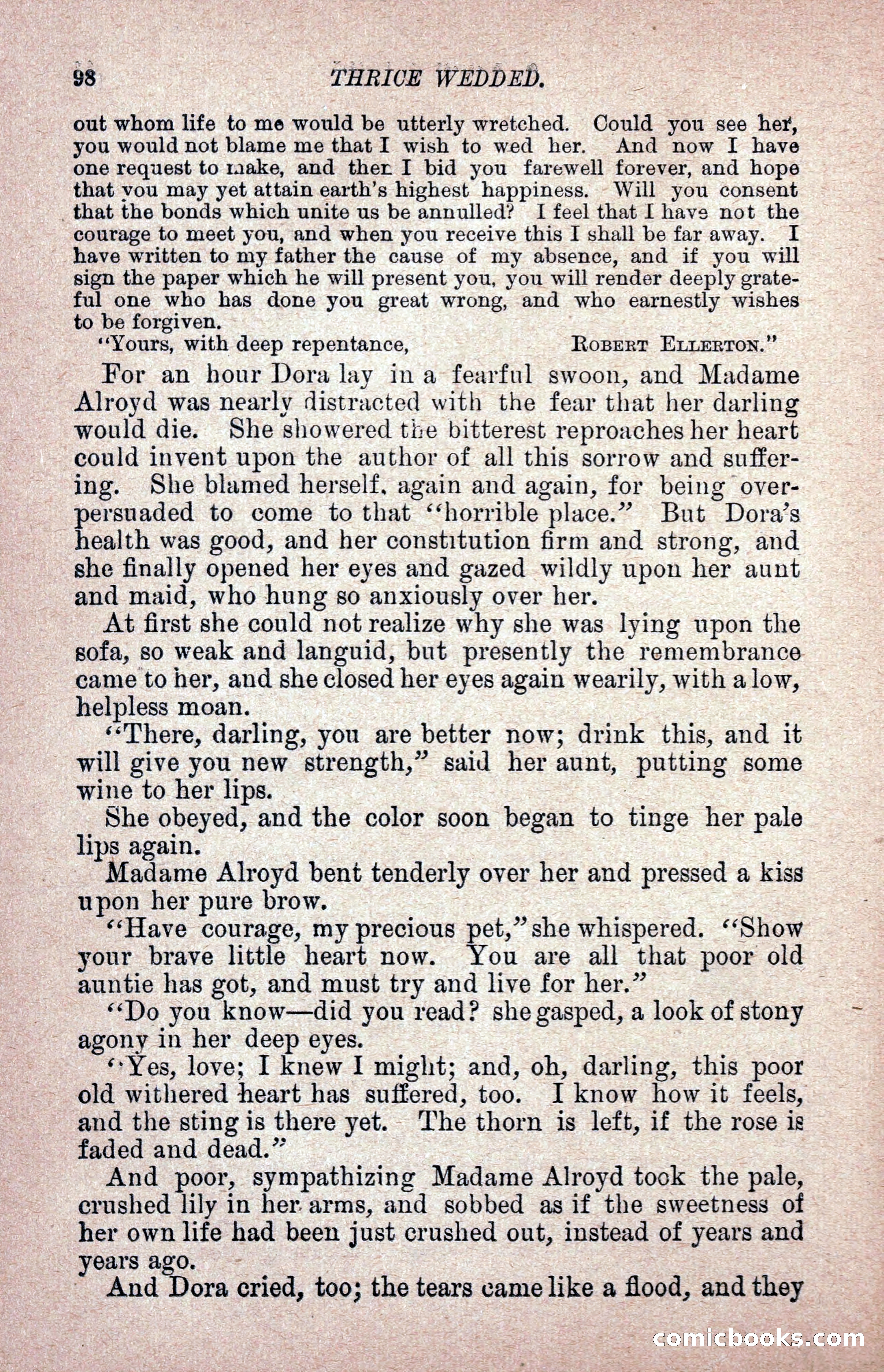 Thrice Wedded, but Only Once a Wife — page 107 of 242