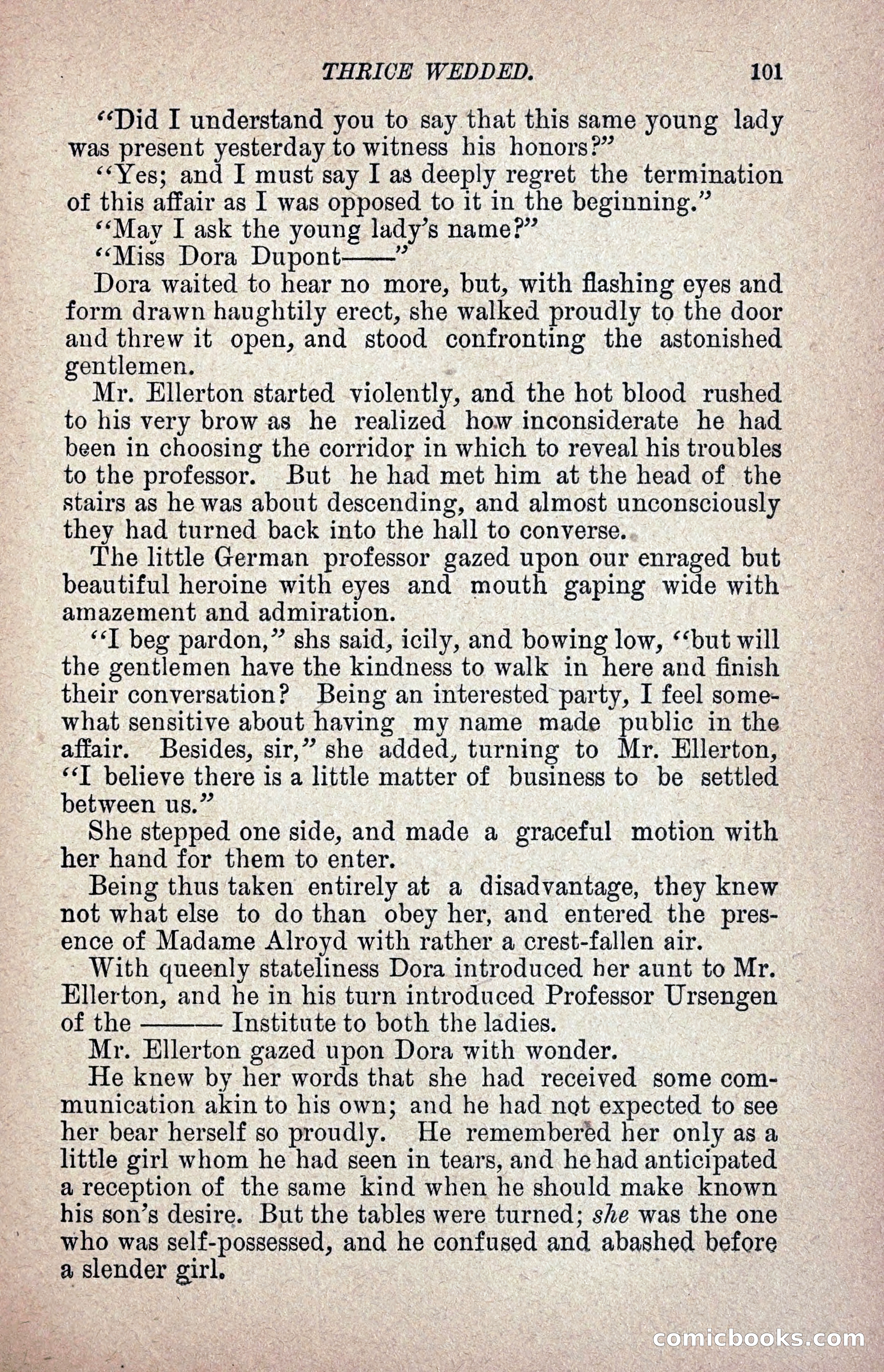 Thrice Wedded, but Only Once a Wife — page 110 of 242