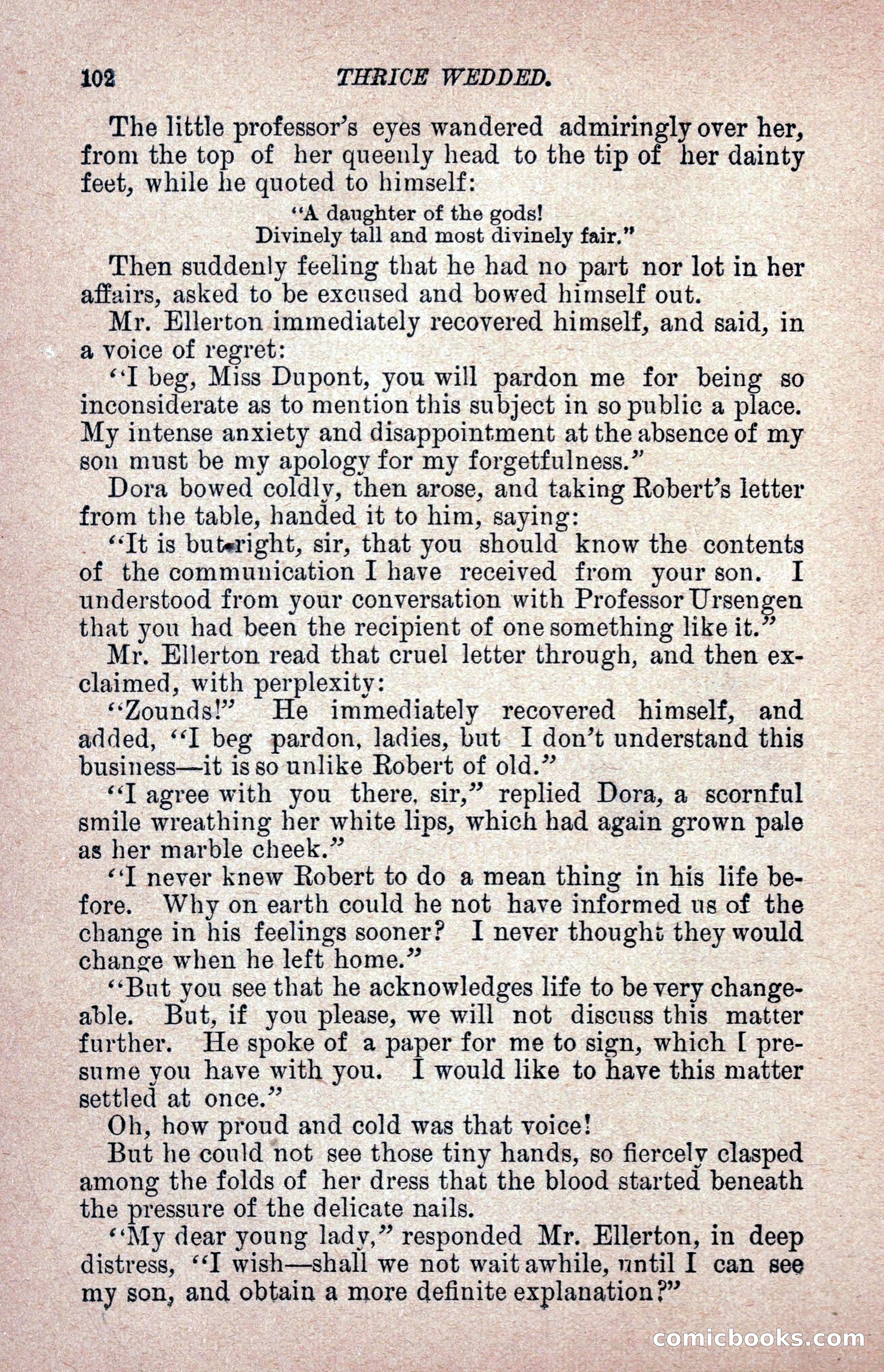 Thrice Wedded, but Only Once a Wife — page 111 of 242