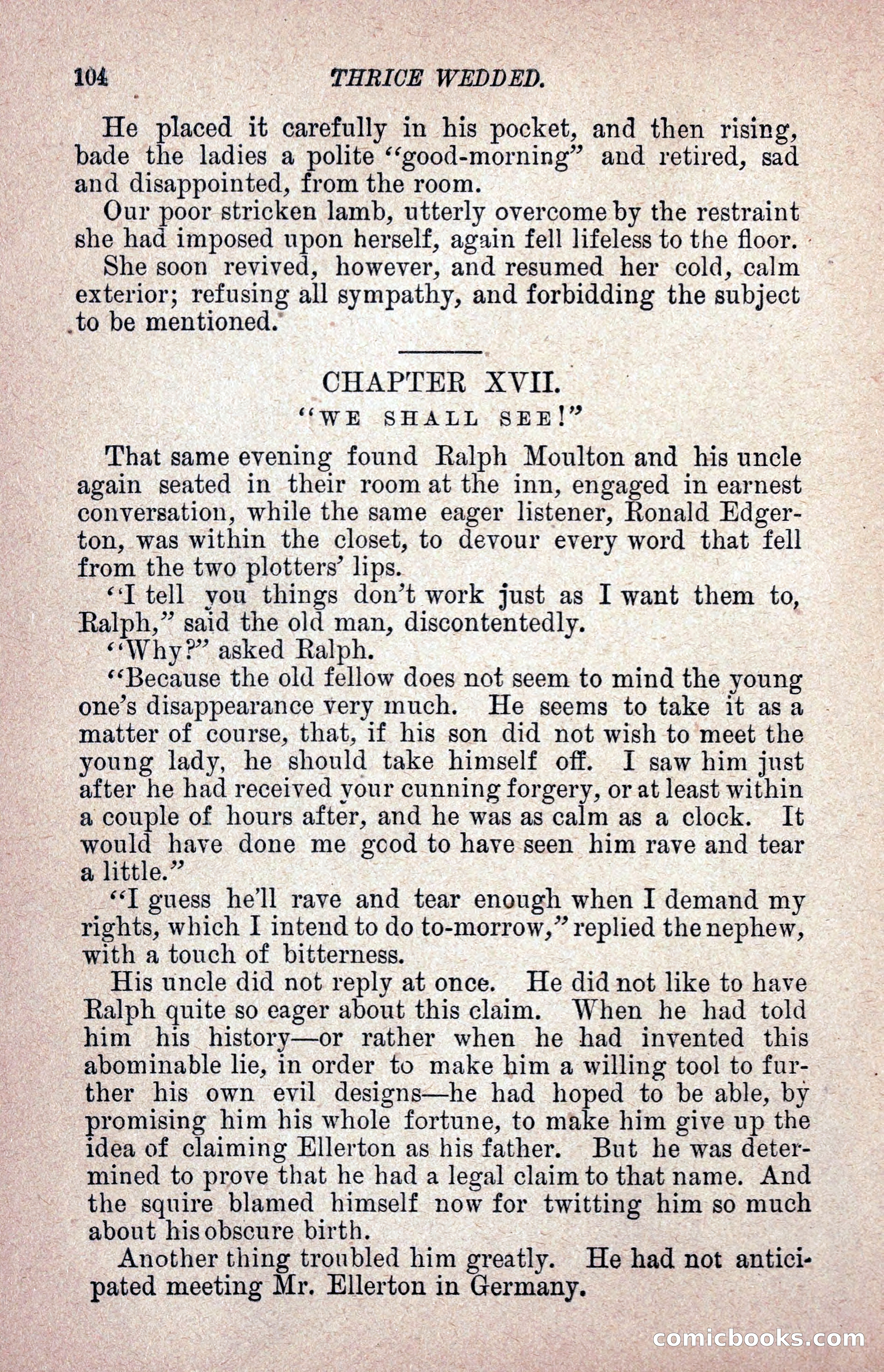 Thrice Wedded, but Only Once a Wife — page 113 of 242