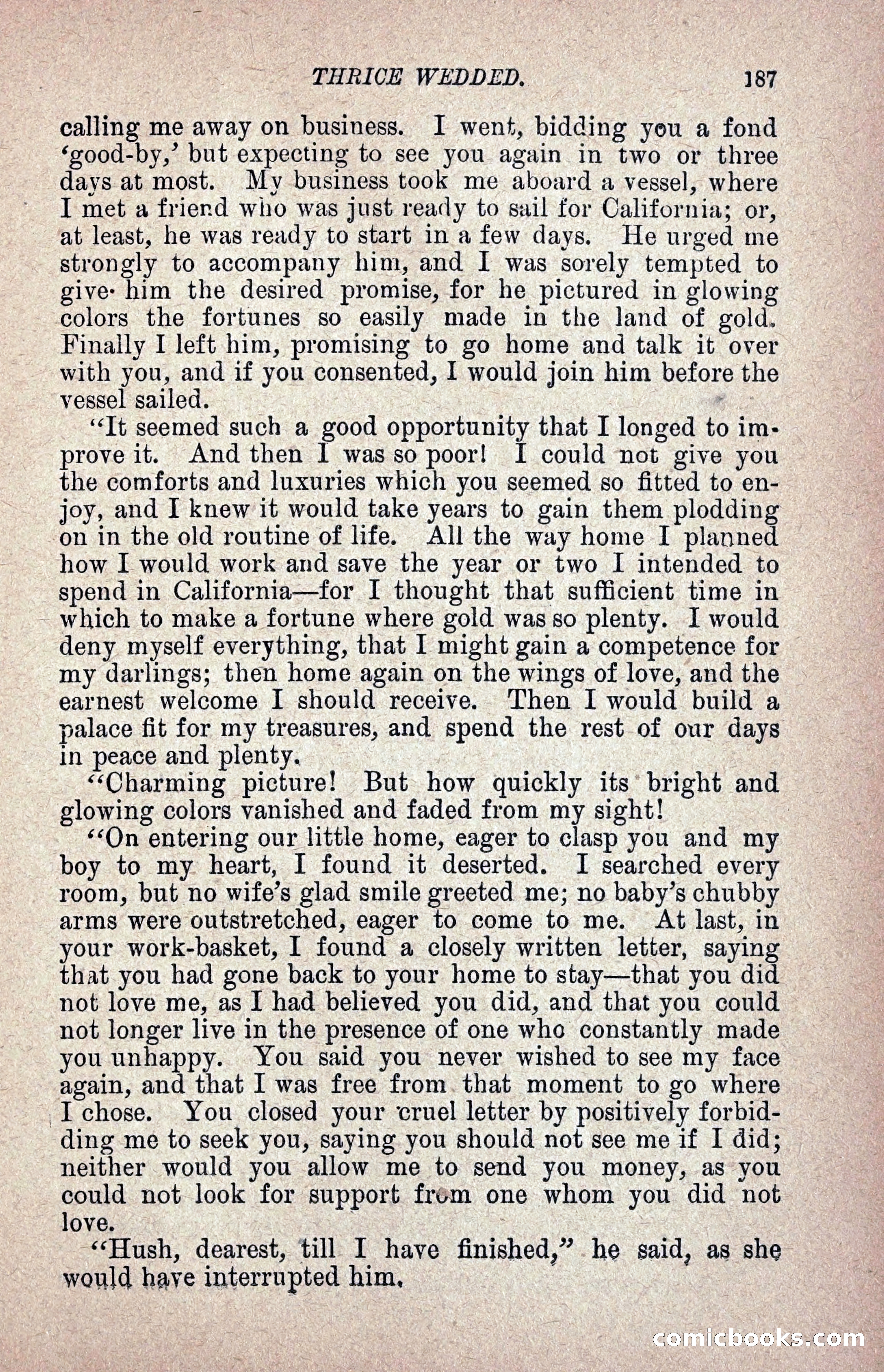Thrice Wedded, but Only Once a Wife — page 196 of 242