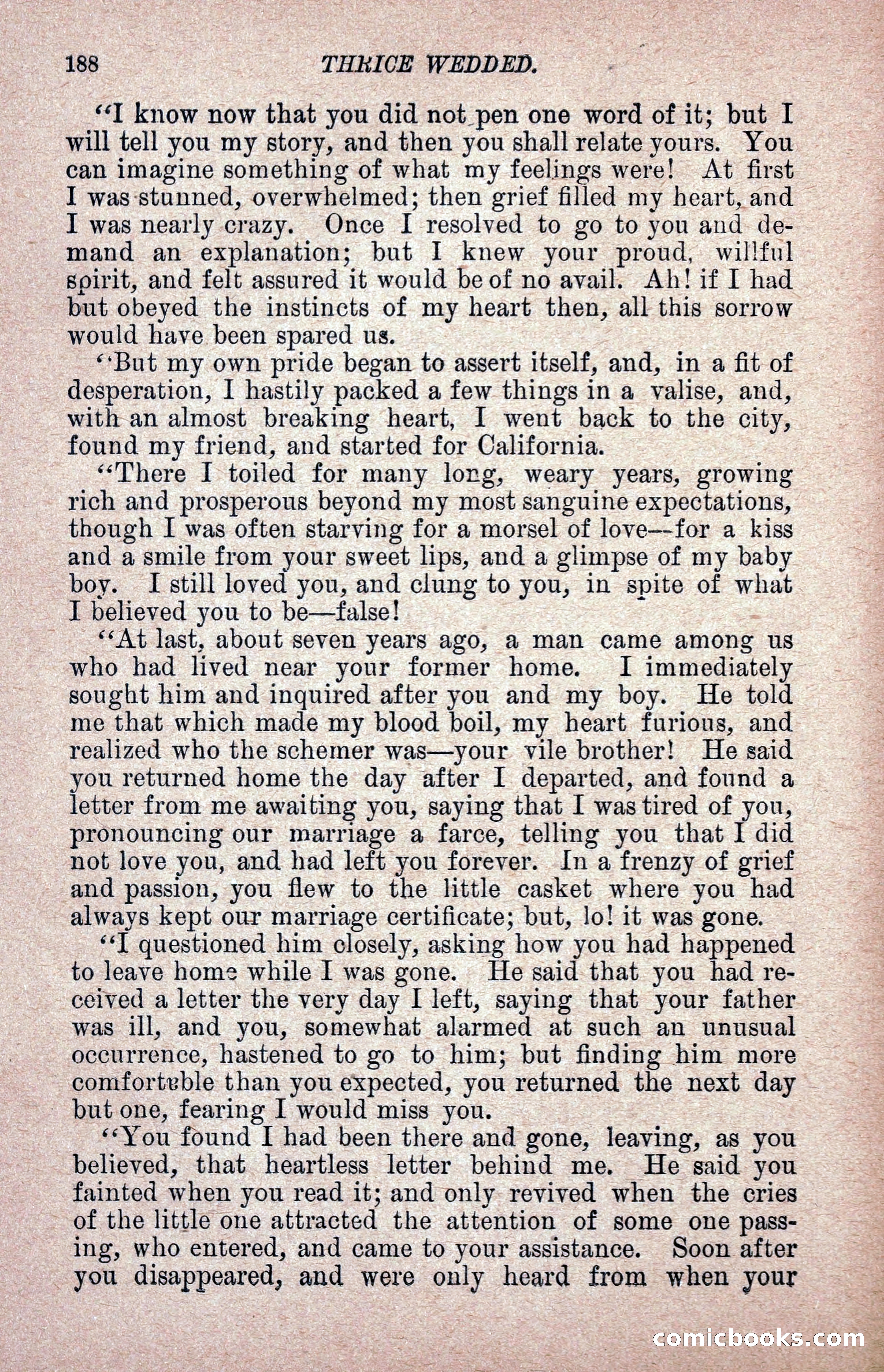 Thrice Wedded, but Only Once a Wife — page 197 of 242